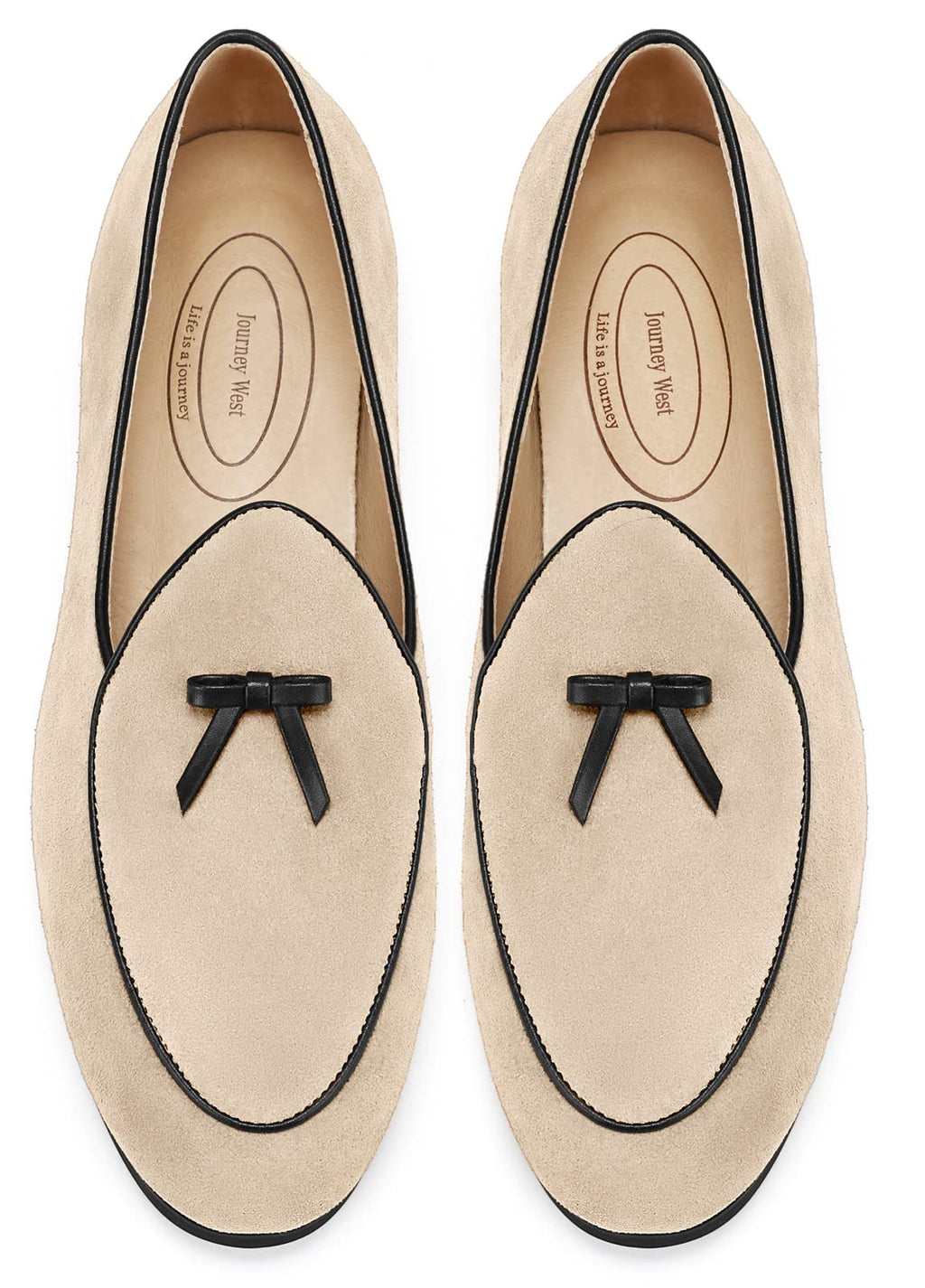 Journey West Men's Vintage Loafers for Men Belgian Loafers US 10.5