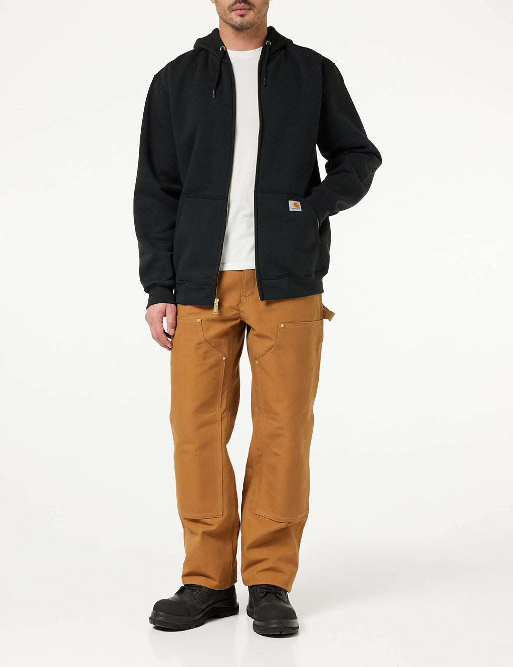 Carhartt Men's Marquette Full-Zip Sweatshirt, Black, X-Large