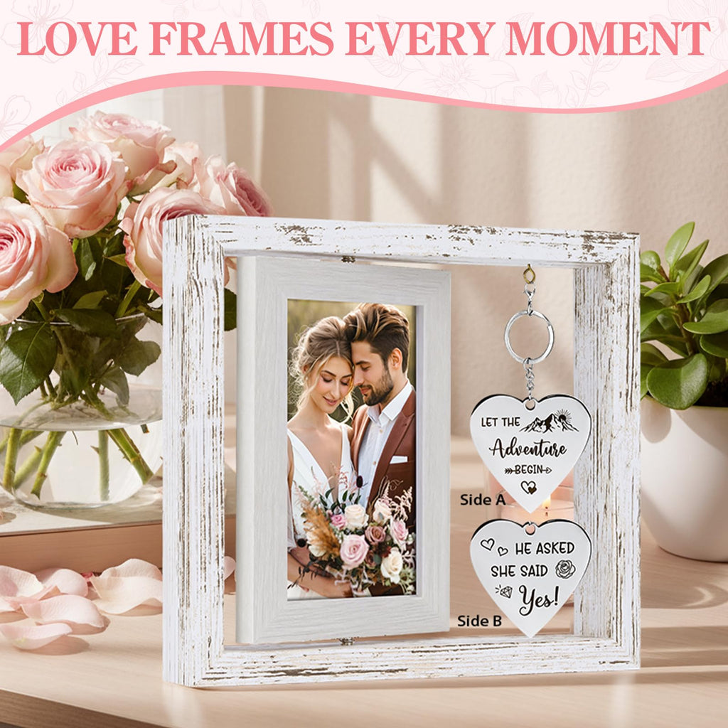 HELORAY Engagement Unique Gifts for Couples Wedding Registry Gifts Ideas for Bride To Be Bridal Shower Present Marriage Mr and Mrs Bachelorette Gift for Bride Newly Wed Essentials Must Haves
