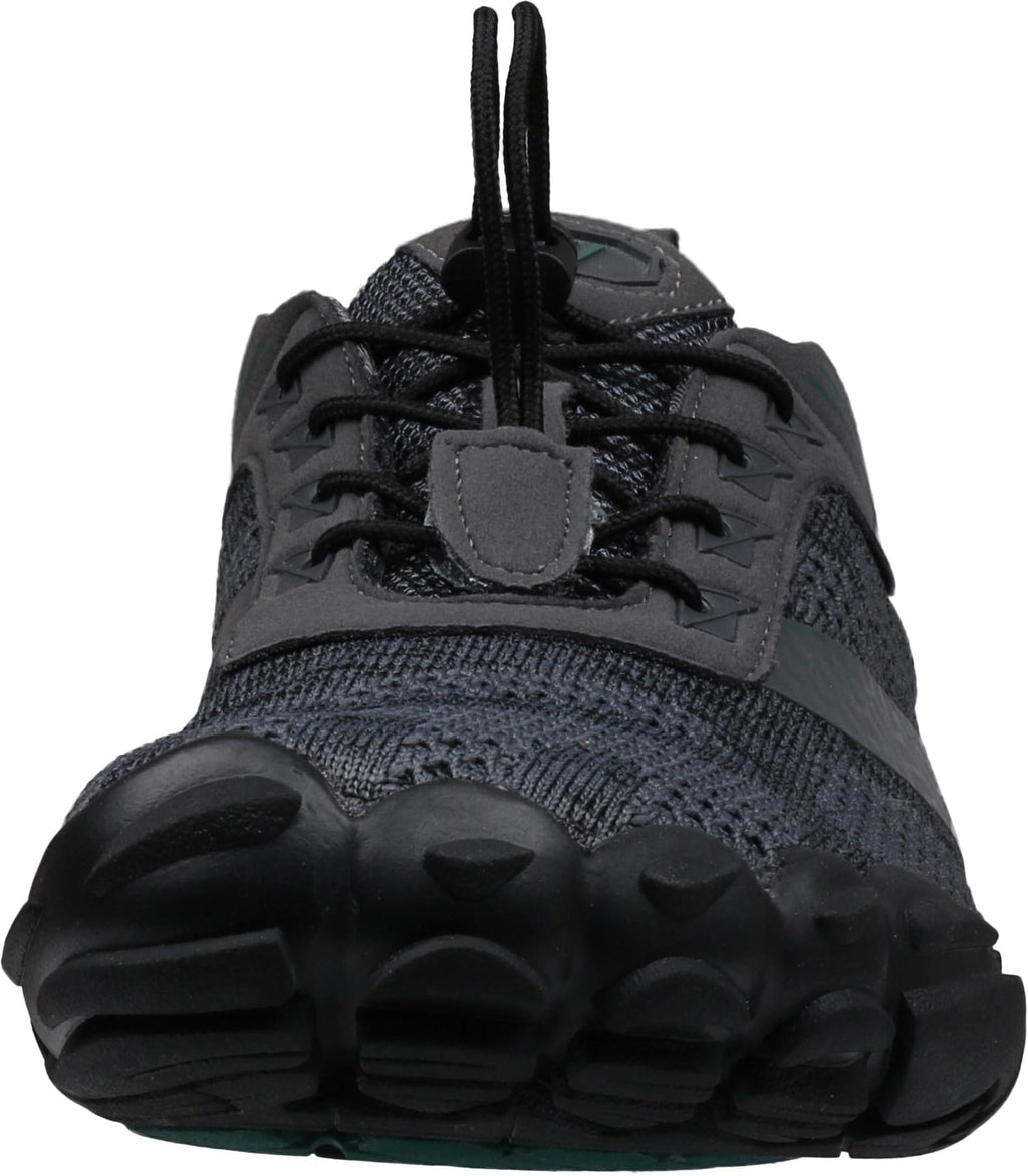 WHITIN Men's Trail Running Shoes Minimalist Barefoot Five Fingers Wide Toe Box Size 11 Gym Workout Fitness Zero Drop Minimus Sneakers Grey 44