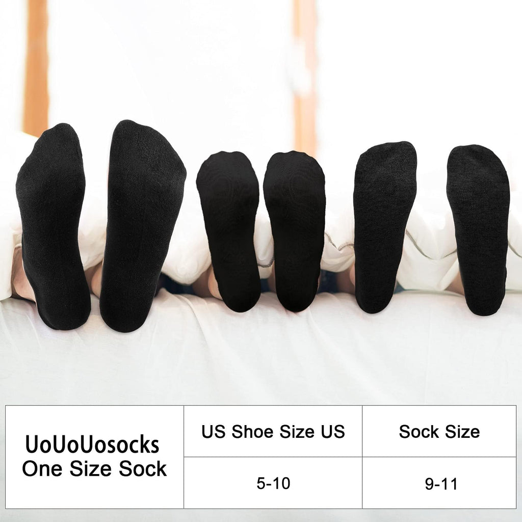 UoUoUosocks 14 Pairs Low Cut Ankle Socks for Men/Women Thin Athletic Sock pack sock(black