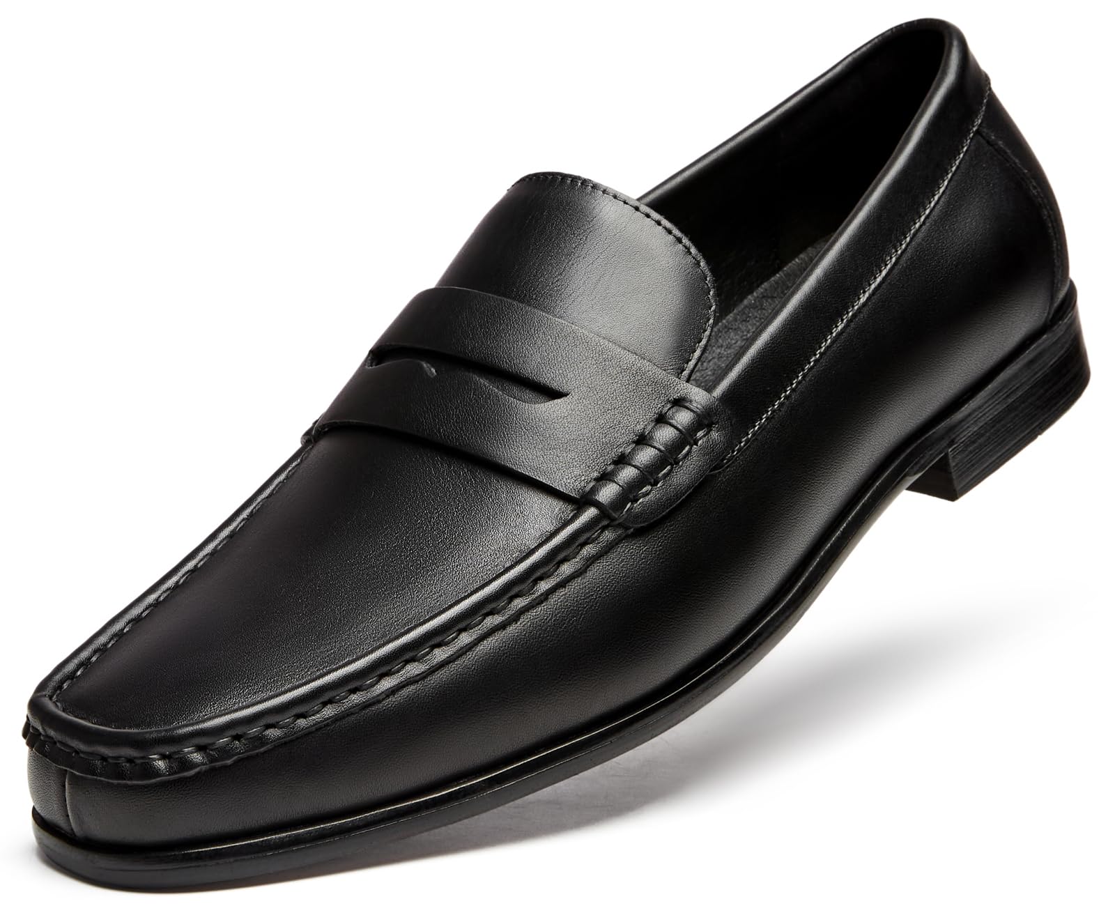 Journey West Mens Dress Shoes Slip on Penny Loafers for Men Black 8.5
