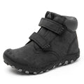 Mishansha Unisex-Child Outdoor Ankle Hiking Boots Boys Girls Trekking Walking Shoes with Hook and Loop C-black 7.5 Toddler