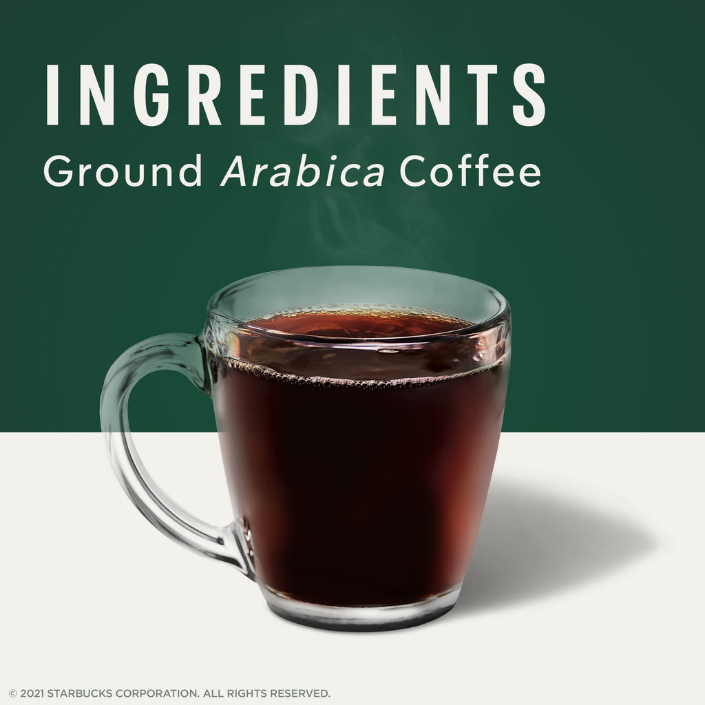 Starbucks K-Cup Coffee Pods, Dark Roast Hot or Iced Coffee, French Roast, 96 Keurig Pods