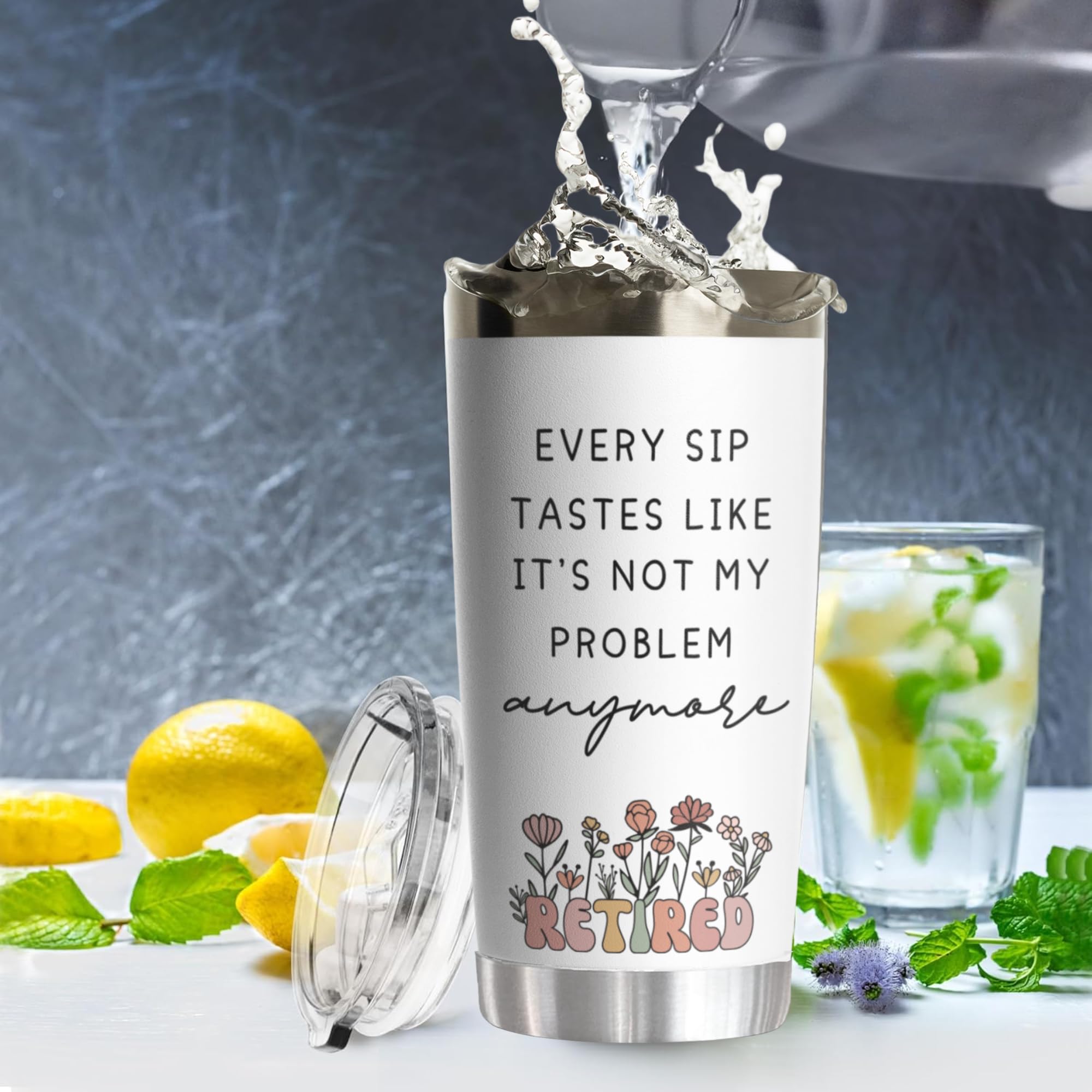 MJZAKEFR Retirement Gift for Woman Men 2026-20 Oz Tumbler-Coworker Leaving,Goodbye, Going Away, Farewell, Retired Gifts for Coworkers, Friends