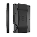 Ridge Wallet for Men - Slim Minimalist Compact Wallet and Card Holder, RFID Protected Front Pocket Wallets for Men with Integrated Cash Strap (Gunmetal)