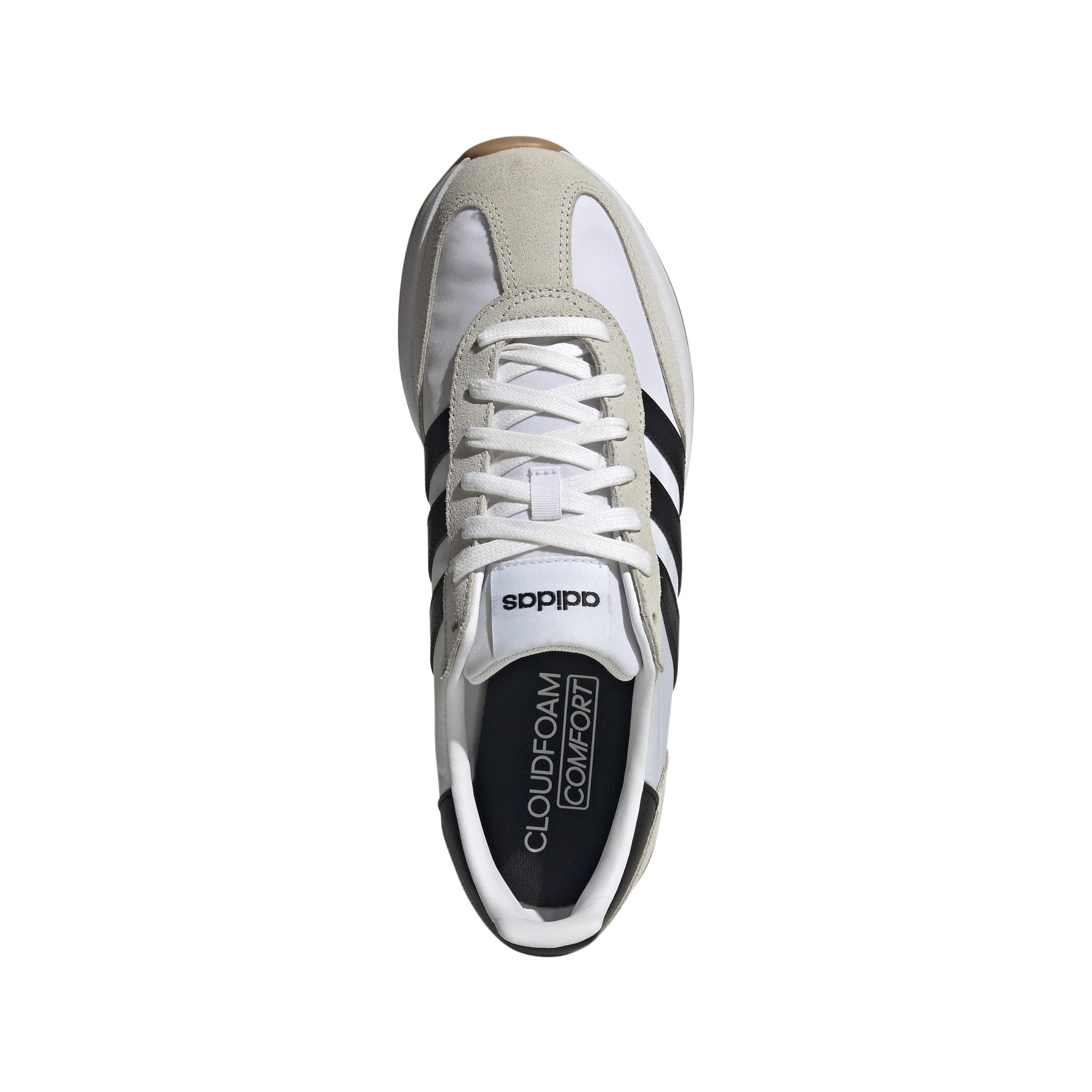Adidas Men's Run 72, White/Black/Grey, 10