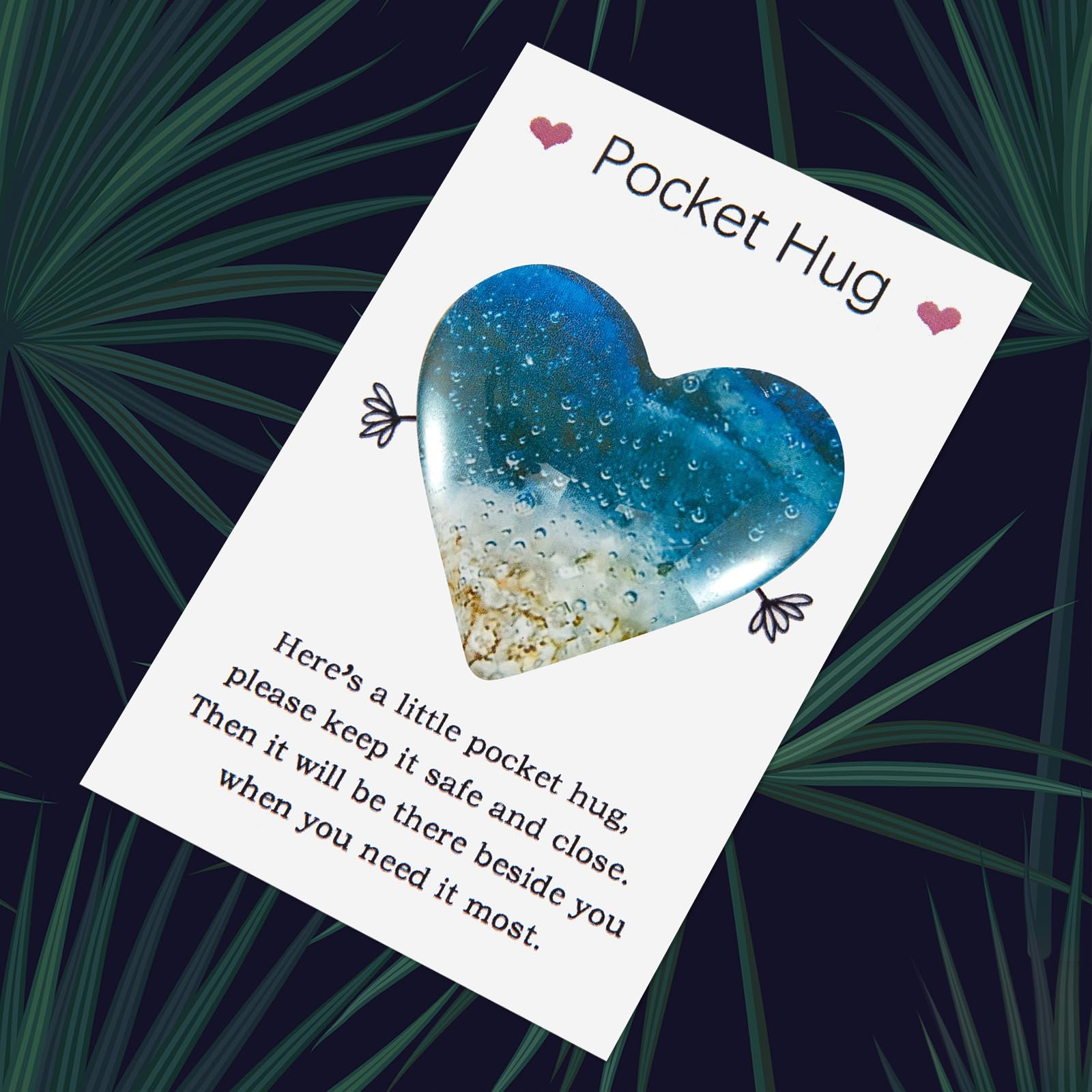 Pocket Hugs Heart(Blue)
