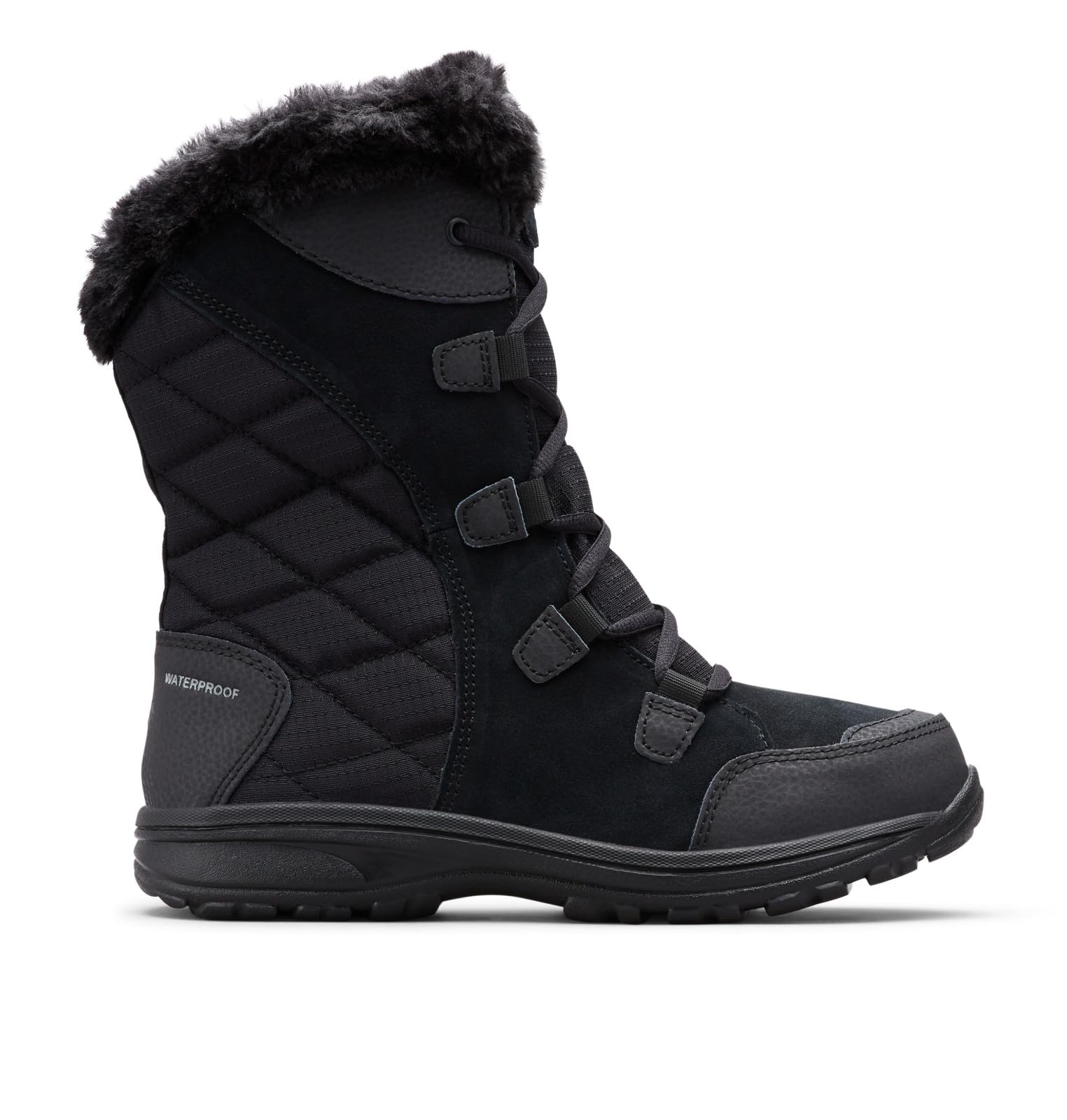 Columbia Womens Ice Maiden II, Black/Columbia Grey, 7