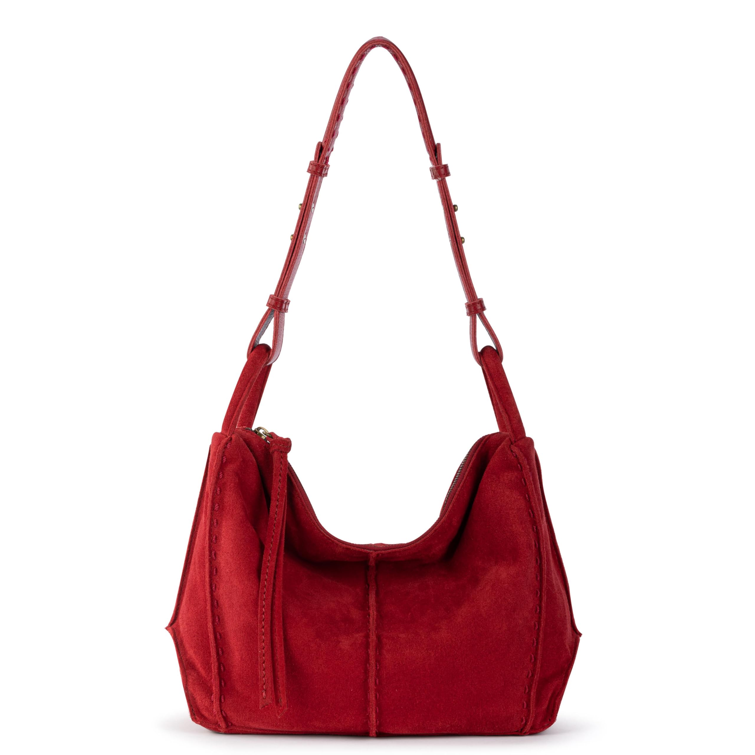 The Sak Los Feliz Hobo Purse - Premium Large Leather Women's Handbag for Everyday & Travel - Durable Purse With Zipper Pocket