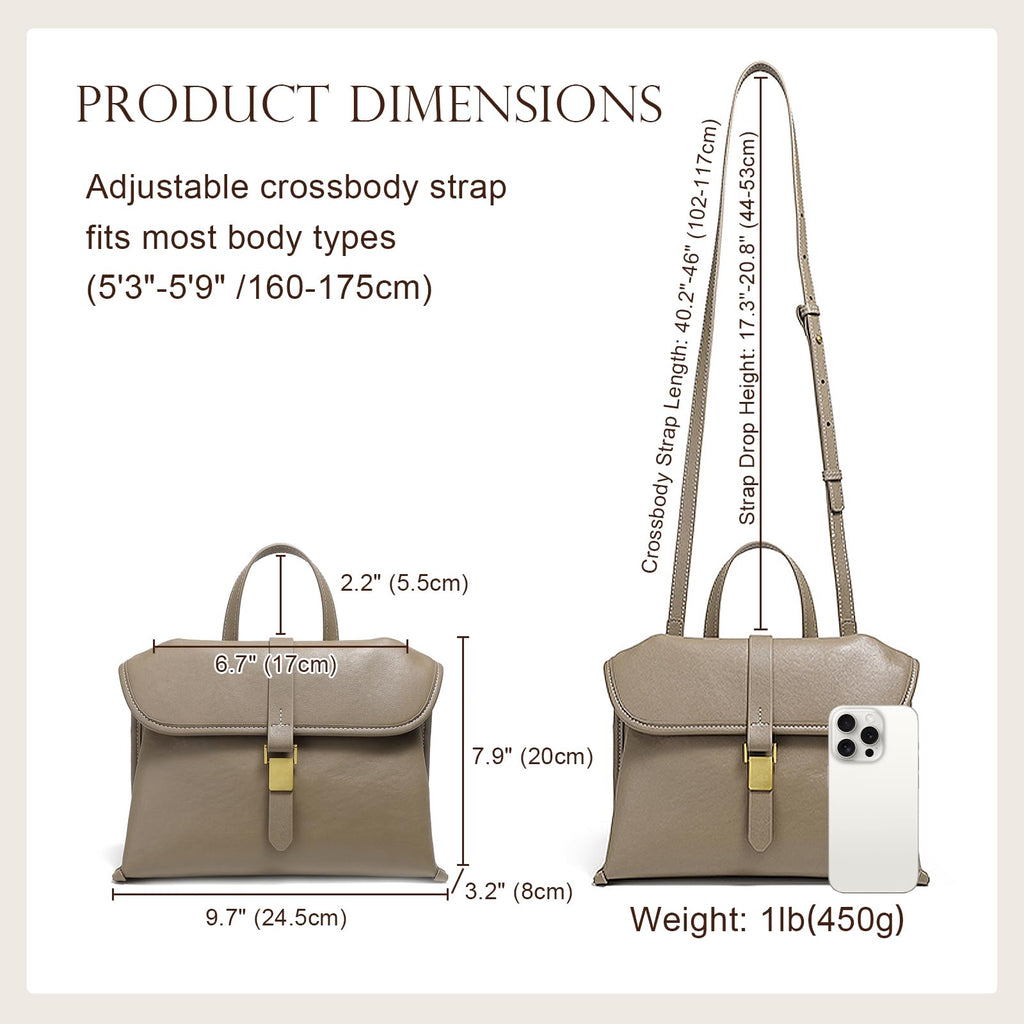 Genuine Leather Crossbody Bags for Women, Soft Handbags Shoulder Bag Top Handle Bag for Women(Black)