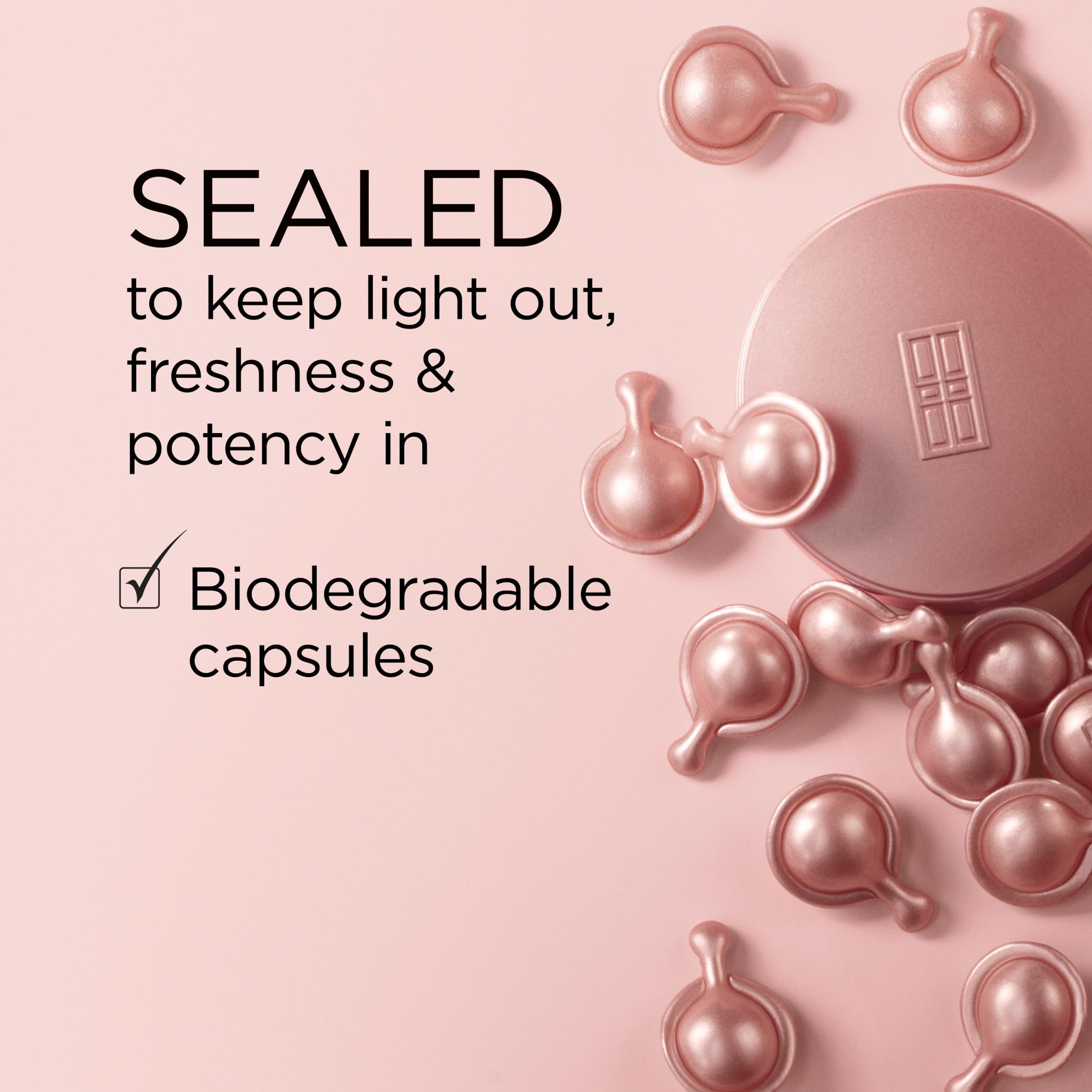 Elizabeth Arden Retinol + HPR Ceramide Rapid Skin Renewing Anti-Aging Face Serum Capsules, Fine Lines & Wrinkles Treatment with Peptides, Vitamin E, & Niacinamide, 60 Count