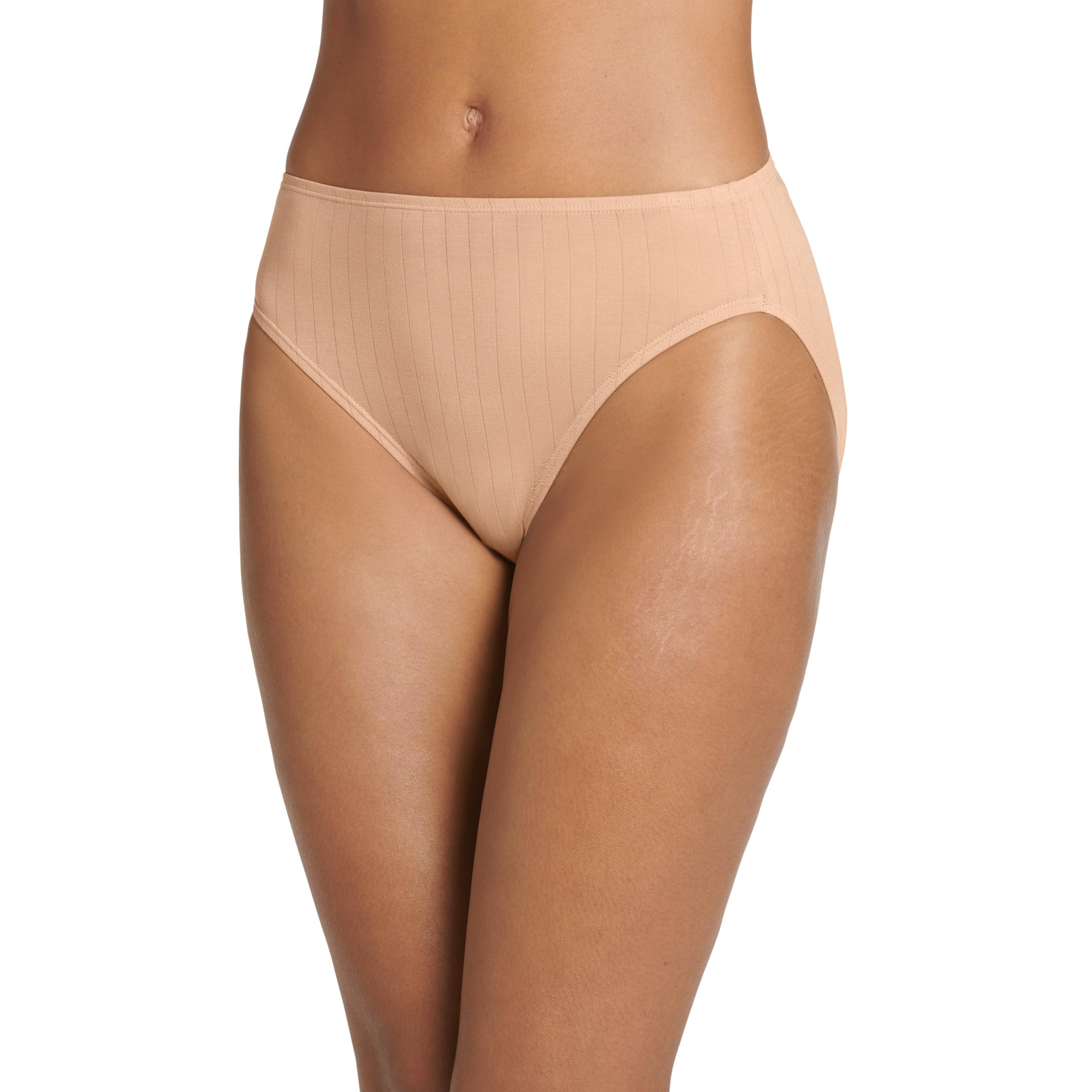 Jockey Women's Underwear Supersoft Breathe French Cut - 3 Pack, Black/Ivory/Light, 5