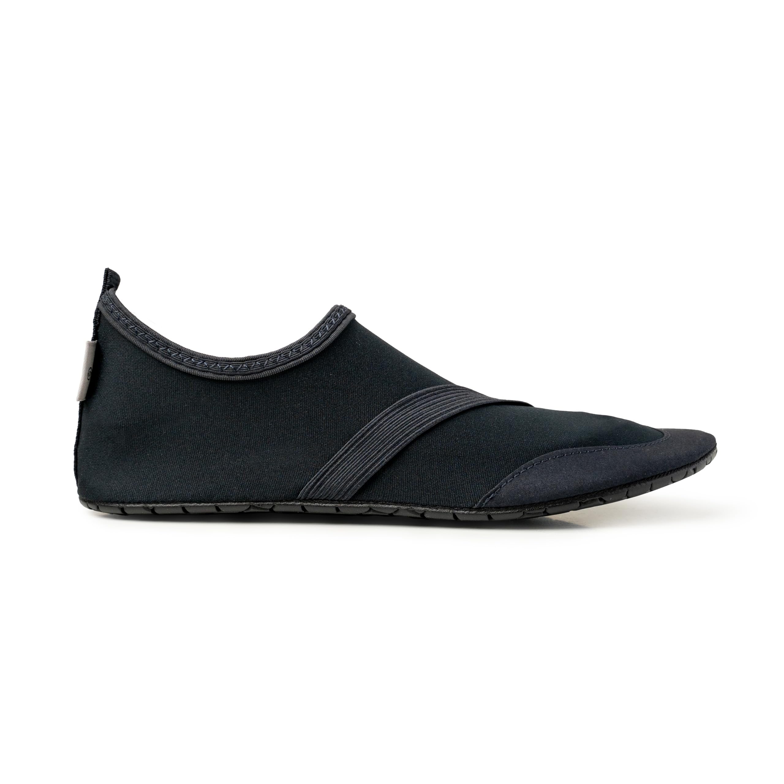 FITKICKS Active Men's Footwear Foldable Water Shoes - Midnight Tide Black, Medium