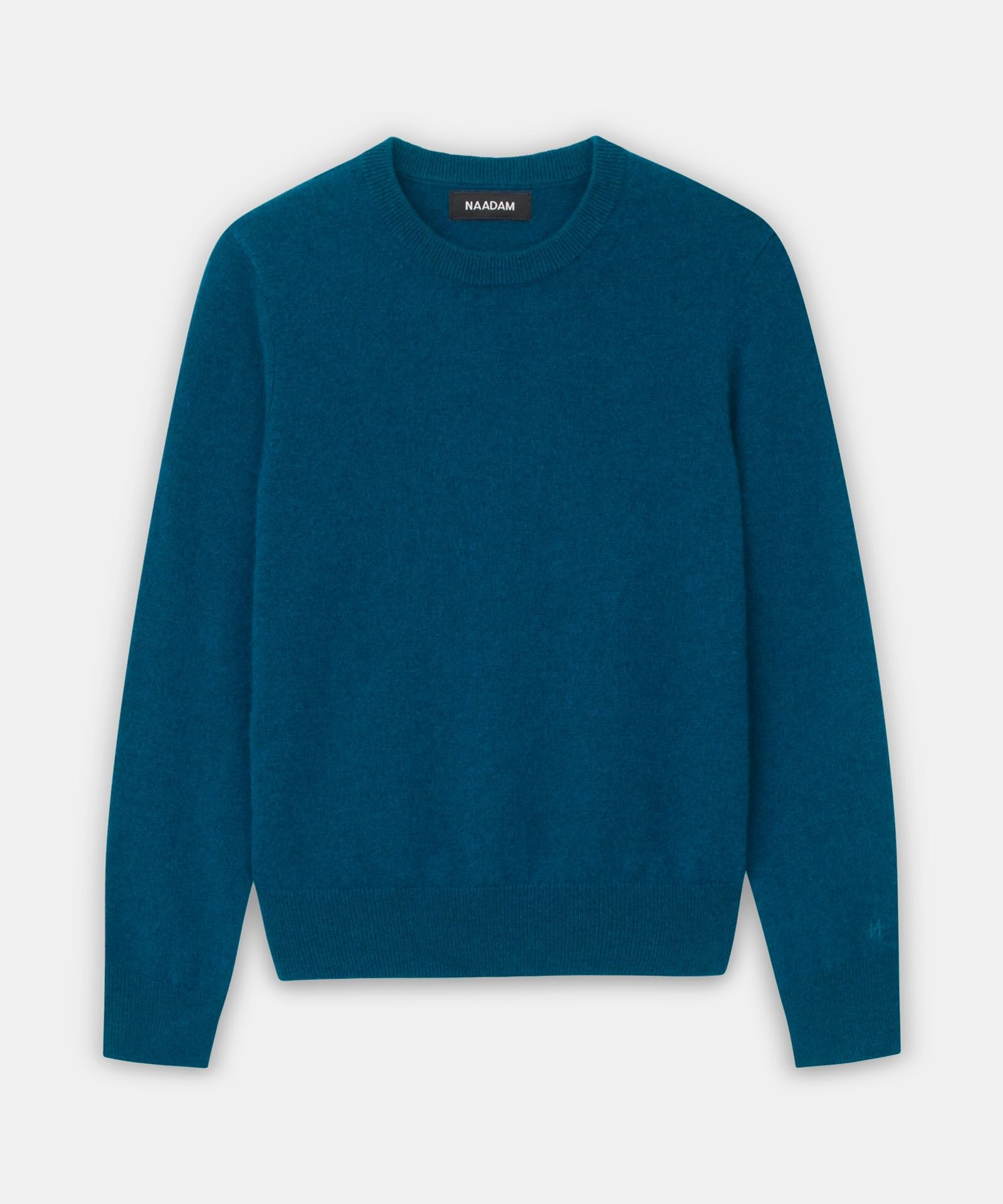 The Original Cashmere Crewneck Sweater Men's (US, Alpha, X-Large, Regular, Regular, Peacock Blue)
