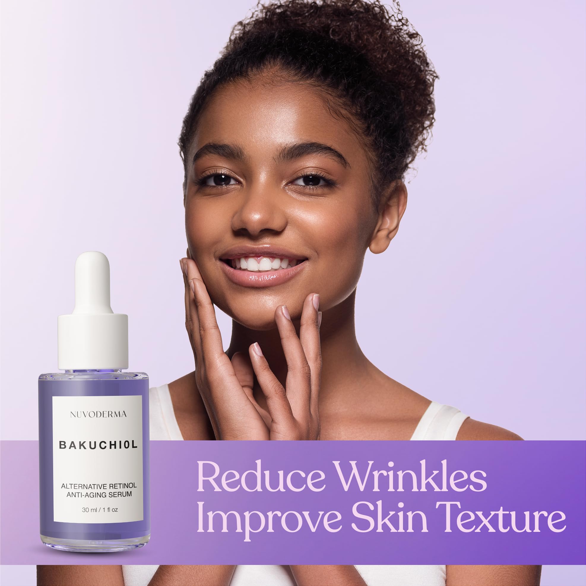 Bakuchiol Face Serum – Bakuchiol Retinol Alternative – Organic Bakuchiol Serum with Collagen and Peptides – Natural Anti-Aging Serum for Fine Lines, Wrinkles, Dark Circles