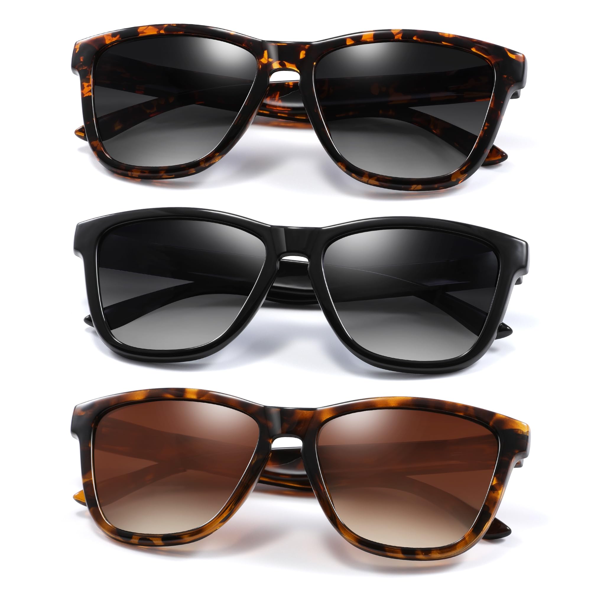 kunchu Polarized Sunglasses Womens Trendy Classic Retro Womens Sunglasses Men Driving Sun Glasses UV Protection