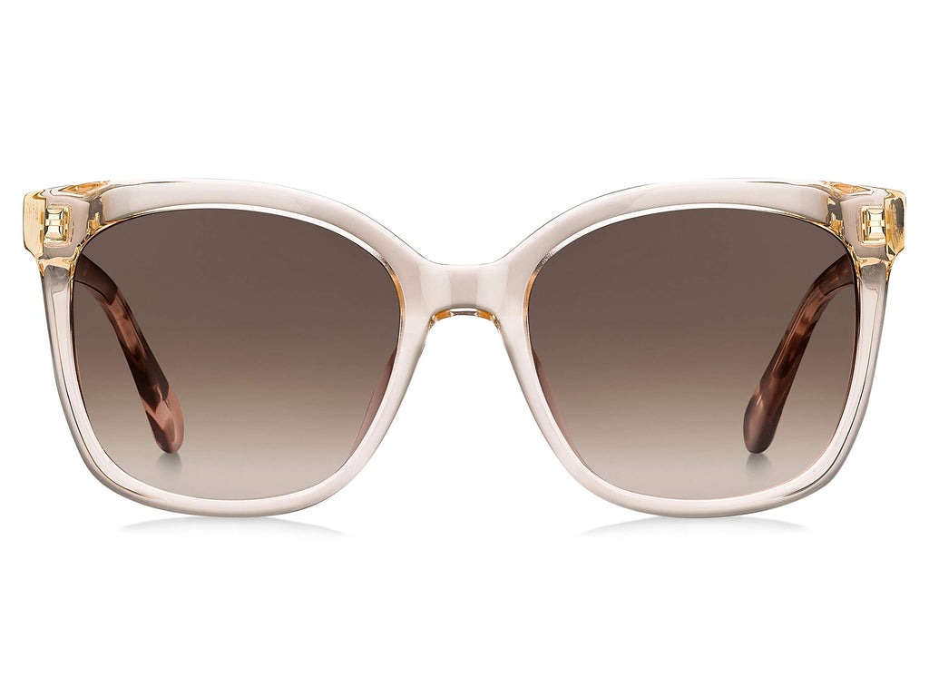 Kate Spade New York Kiya Sunglasses, Women's Trendy Rx-Able Square Sunglasses with 100% UV Protection Coating & Branded Travel Case