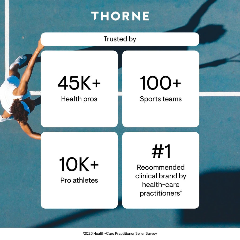 THORNE - Daily Electrolytes - Zero Sugar & Low-Calorie Electrolyte Powder Drink Mix - Flavors Derived from Natural Sources - NSF Certified for Sport - Watermelon - 30 Stick Packs