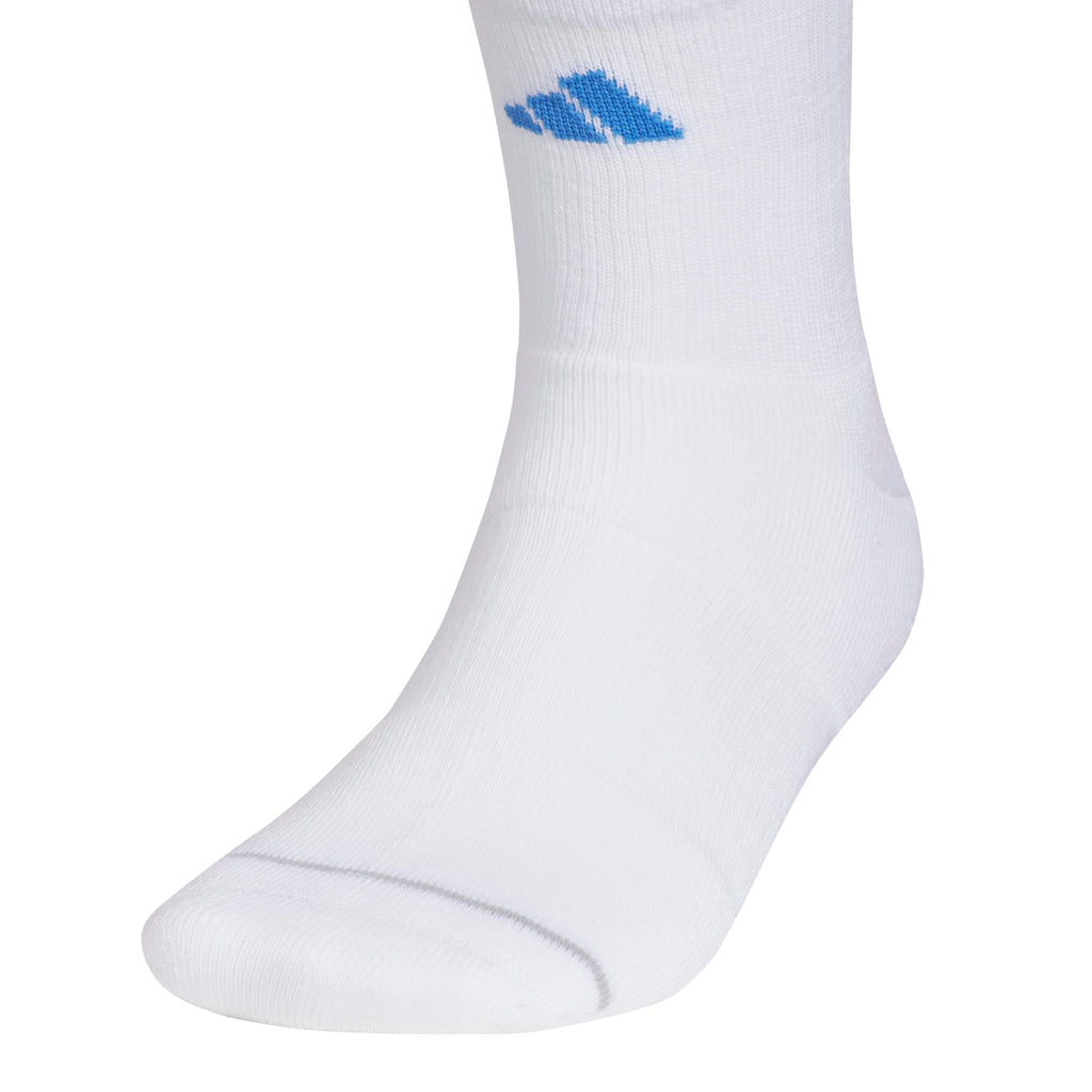 adidas Mens Cushioned High Quarter Socks (3 Pairs) Durable & Comfortable