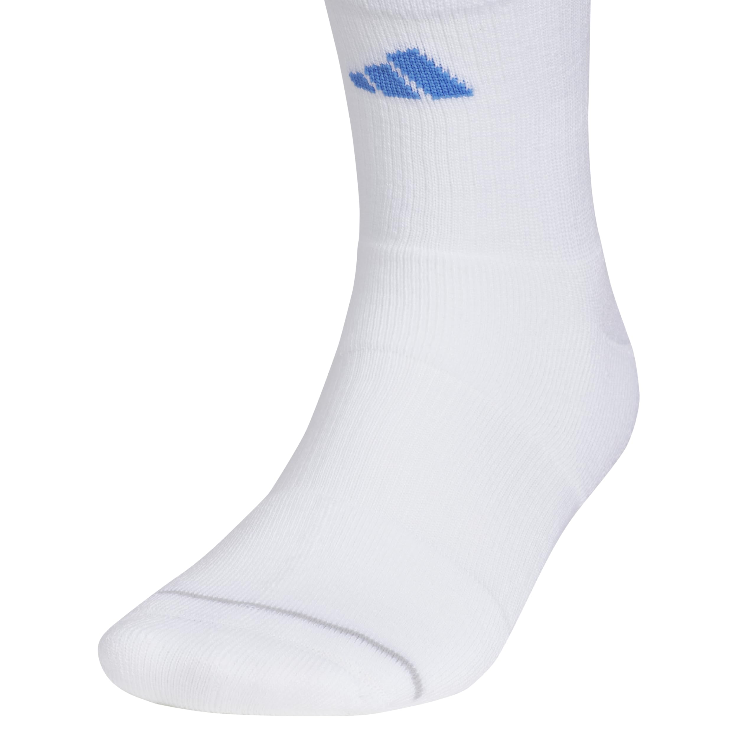 adidas Mens Cushioned High Quarter Socks (3 Pairs) Durable & Comfortable