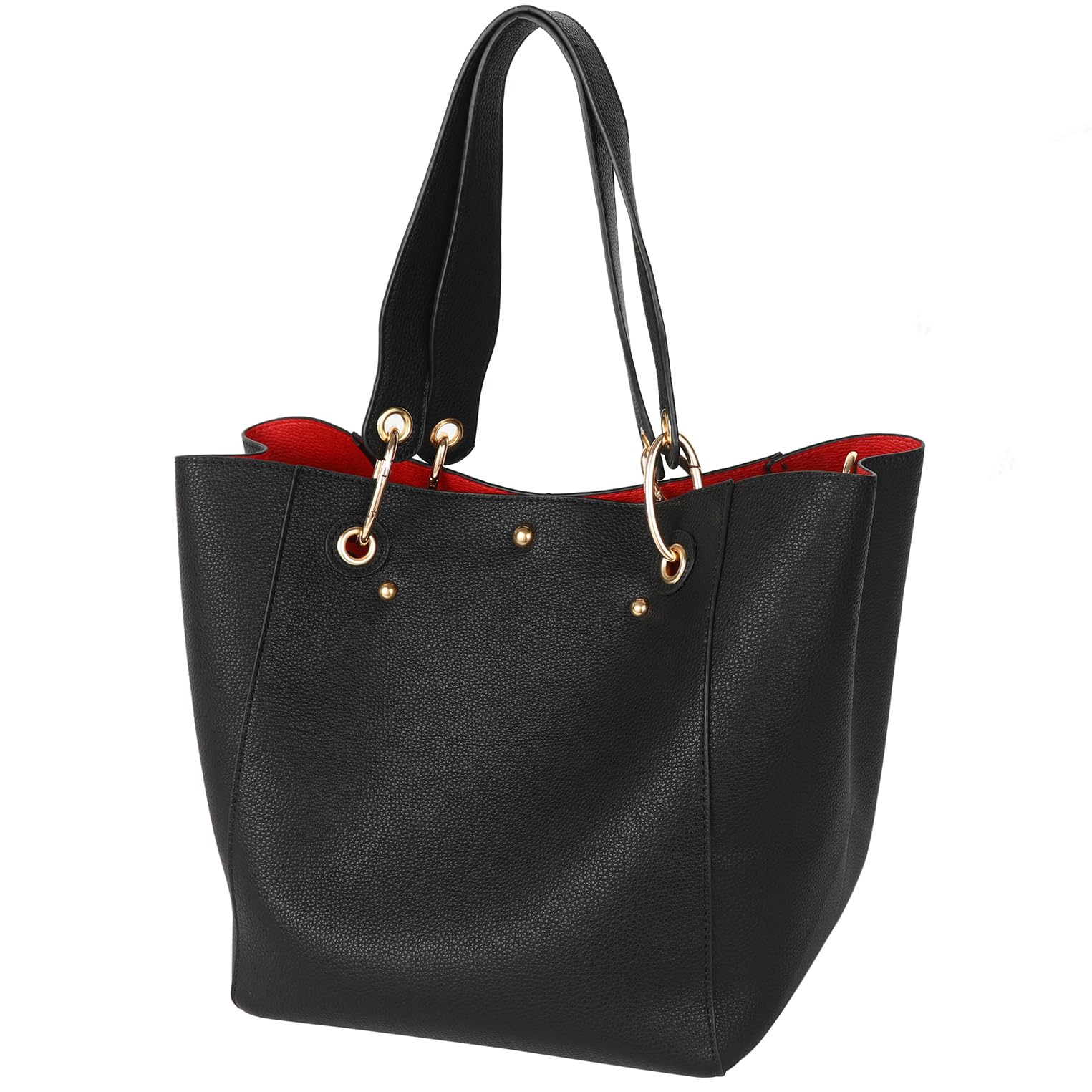 sqlp Large Work Tote Bag for Women Designer Purses and Handbags Big Bucket bags Ladies Travel Crossbody Purse Black