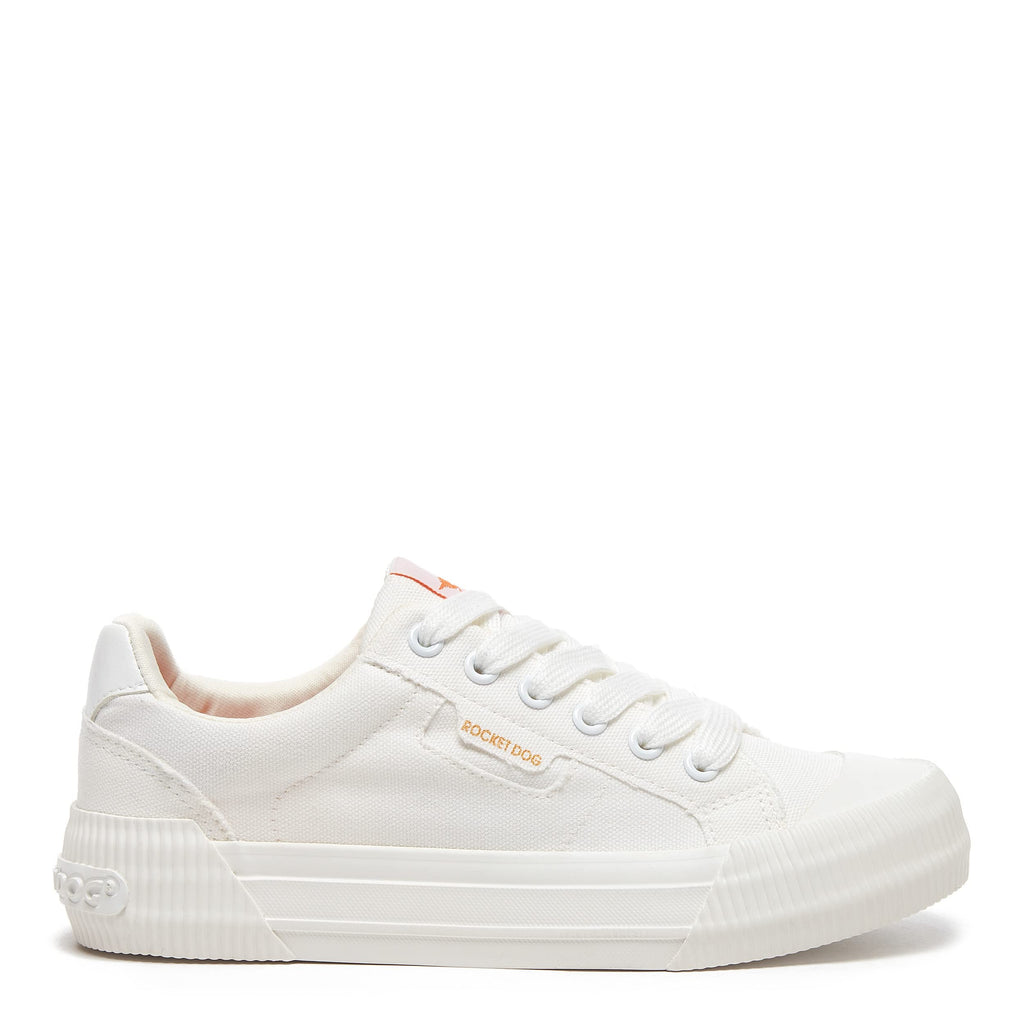Rocket Dog Women's Cheery Sneaker, Canvas White, 8