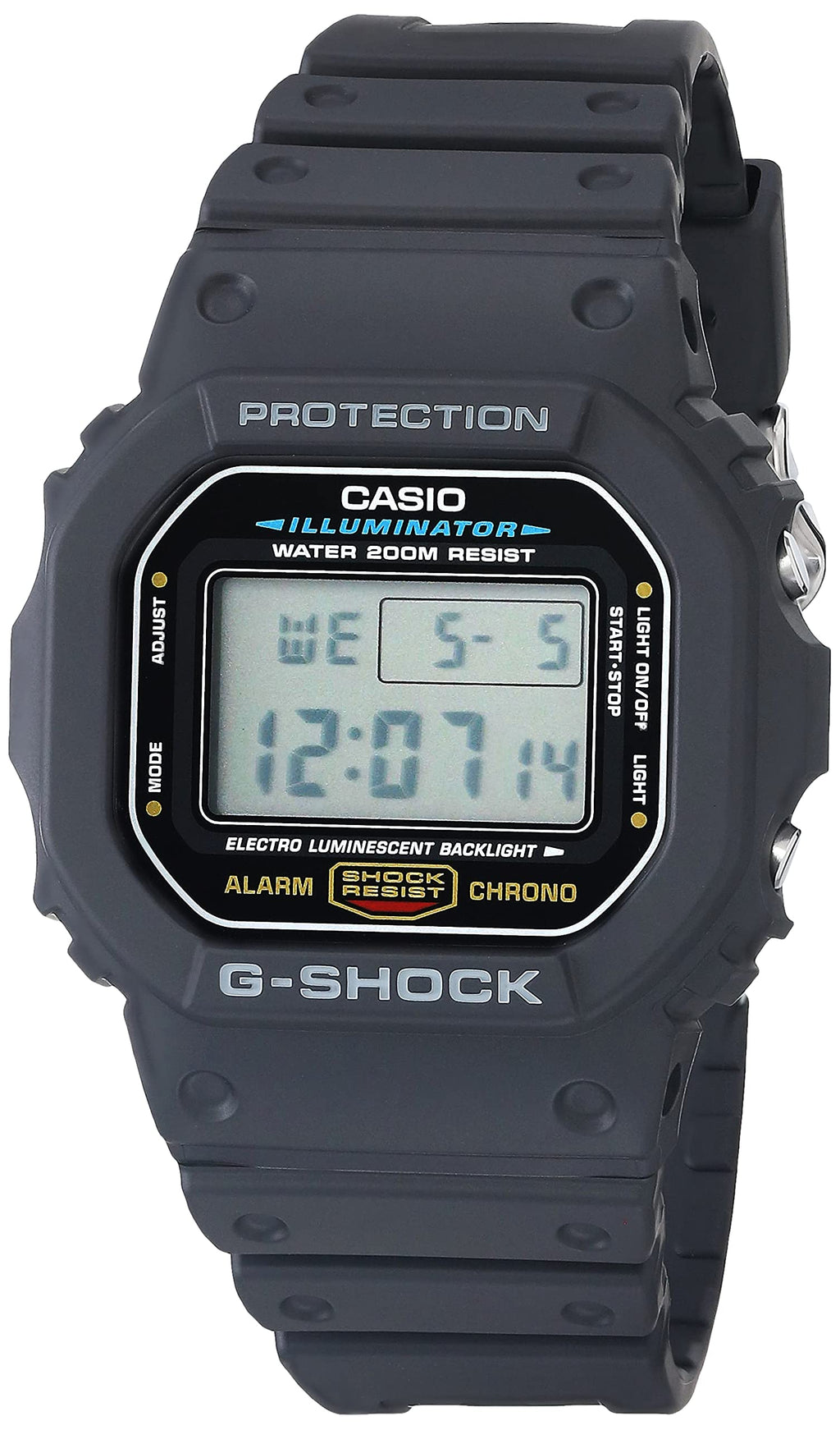 Casio G-Shock Shock Resistant DW5600UE-1V Men's Water Resistant Black Resin Sport Watch