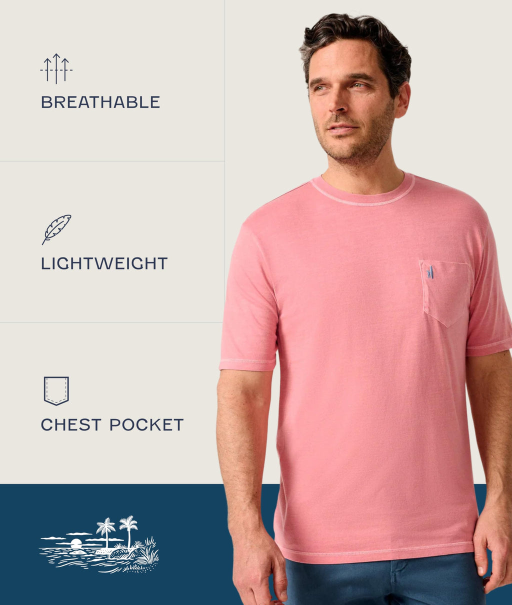 johnnie-O Dale Pocket T-Shirt Fiesta/S