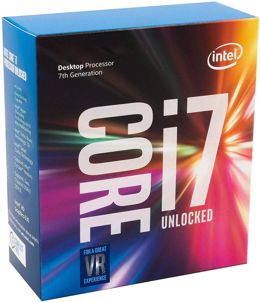 Intel Core i7-7700K Desktop Processor 4 Cores up to 4.5 GHz unlocked LGA 1151 100/200 Series 91W (Renewed)