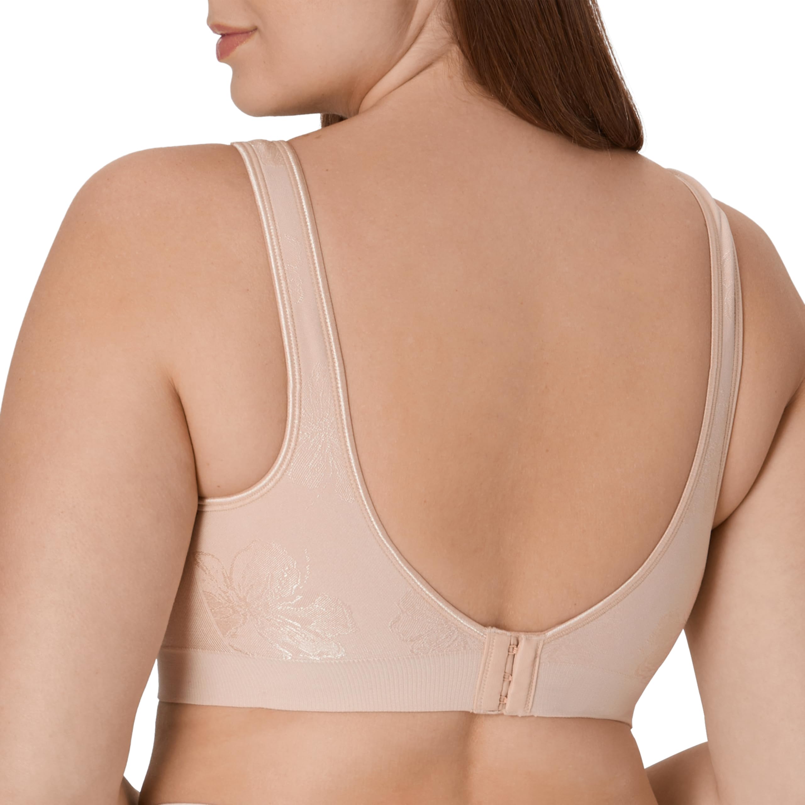 Bali Women's Wireless Bra, Comfort Revolution Full-Coverage Wirefree Bra for Women, Moisture-Wicking