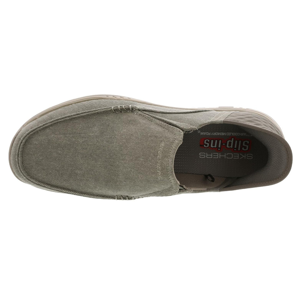 Skechers Men's Expected - Cayson Hands Free Slip-in Men's Casual, Beige, 11, X-Wide, US