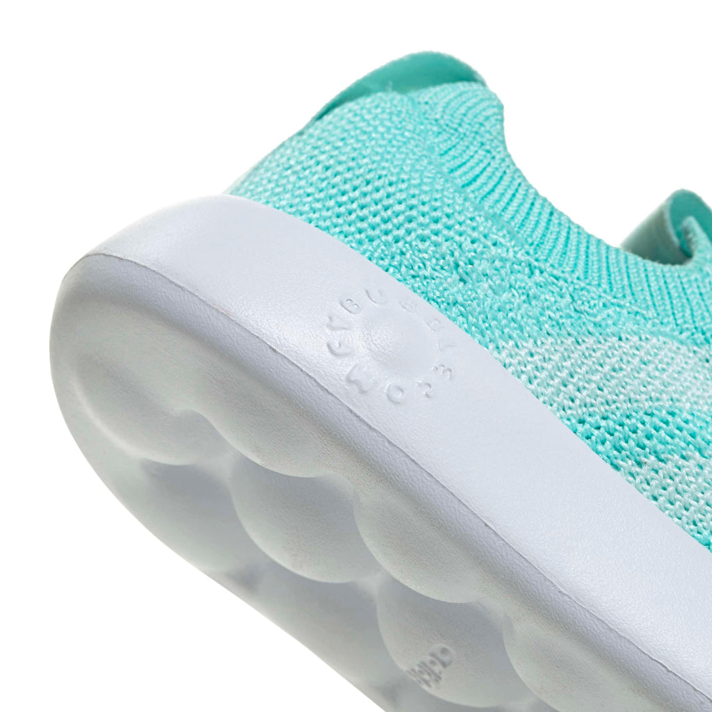 adidas Unisex-Baby Bubblecomfy, Flash Aqua/Semi Flash Aqua/White, 5