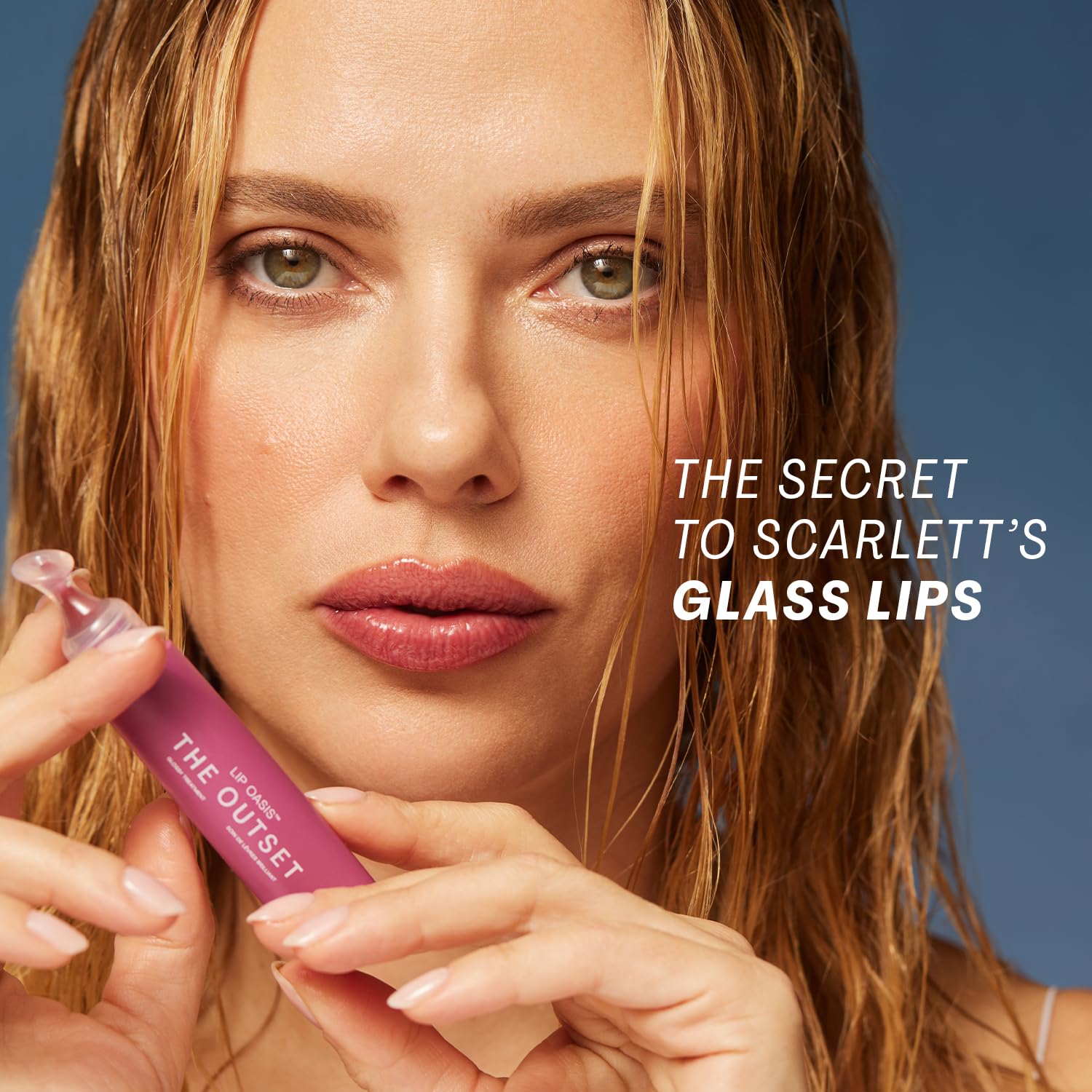 The Outset Lip Oasis Hydrating Lip Balm, Glossy Moisturizing Lip Treatment for Dry, Sensitive Lips, Clean, Vegan & Gluten-Free, Sheer Tint Mirage, 0.3 oz