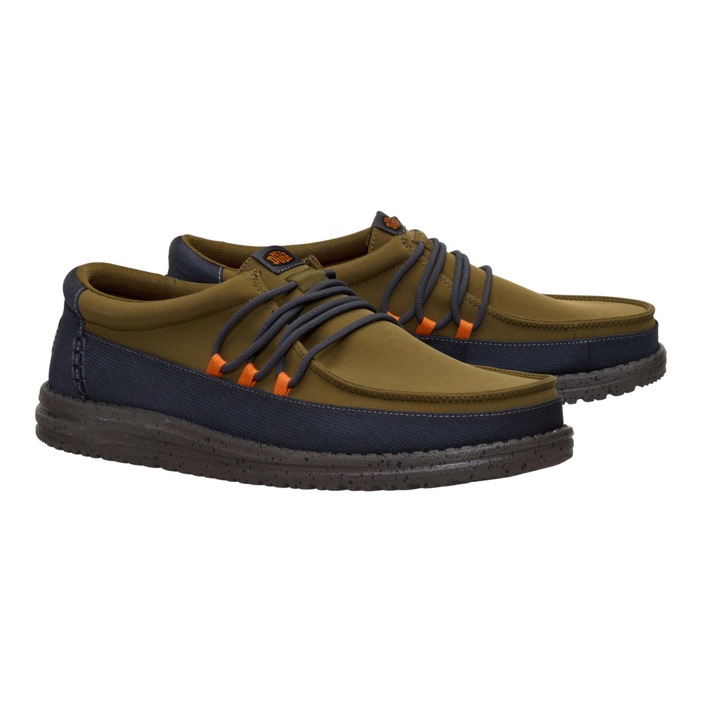 HEYDUDE Wally Guard - Dark Olive/Multi