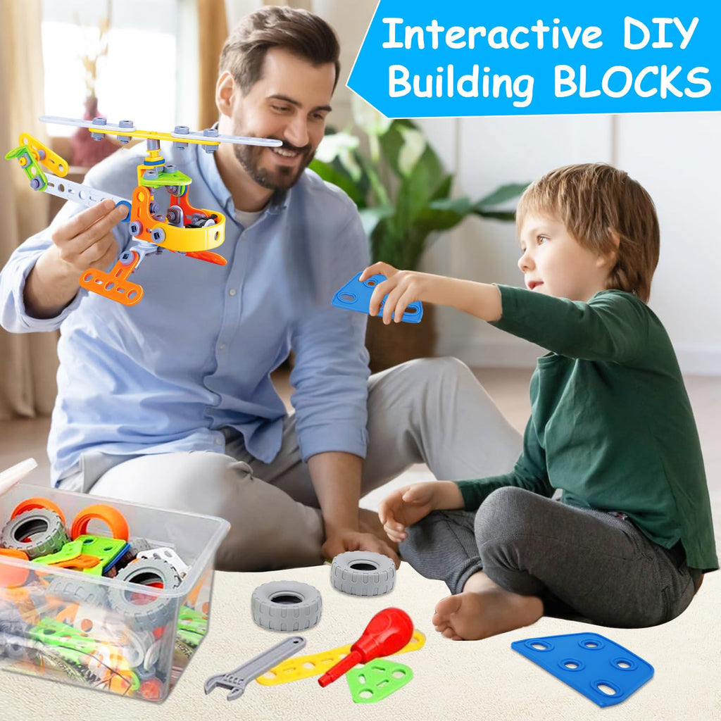 10 in 1 STEM Toys for 4 5 6 7 8+ Year Old Boy Girl Birthday Gifts Building Toys for Kids Ages 4-8 5-7 6-8 Educational Learning Stem Activities for Boys 3-5 4-6 8-10 Creative Games Valentine Idea Gift