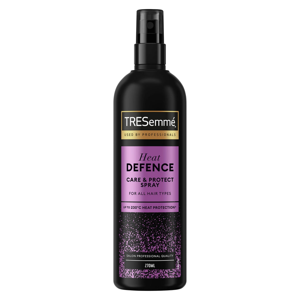 TRESemmé Care & Protect Heat Defence Spray- Reduces Breakage by Up to 82% & Prevents Brittle & Dull Hair- Heat Protection Up to 230°C for Smooth, Healthy Hair 270ml