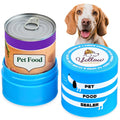 Yellow Hydrant The Original Canned Dog Food Storage Container (2 Pack) Patent Pending Reusable Airtight Can Cover Pet Food Sealer - Keeps Dog Food Can Fresh in the Fridge, Eliminates Odor