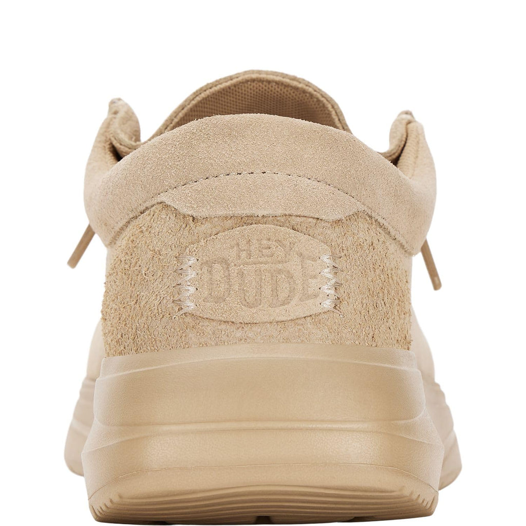 HEYDUDE Wally COMF Suede Tan Size 11, Men’s Shoes, Men's Slip-on Loafers, Comfortable & Light-Weight