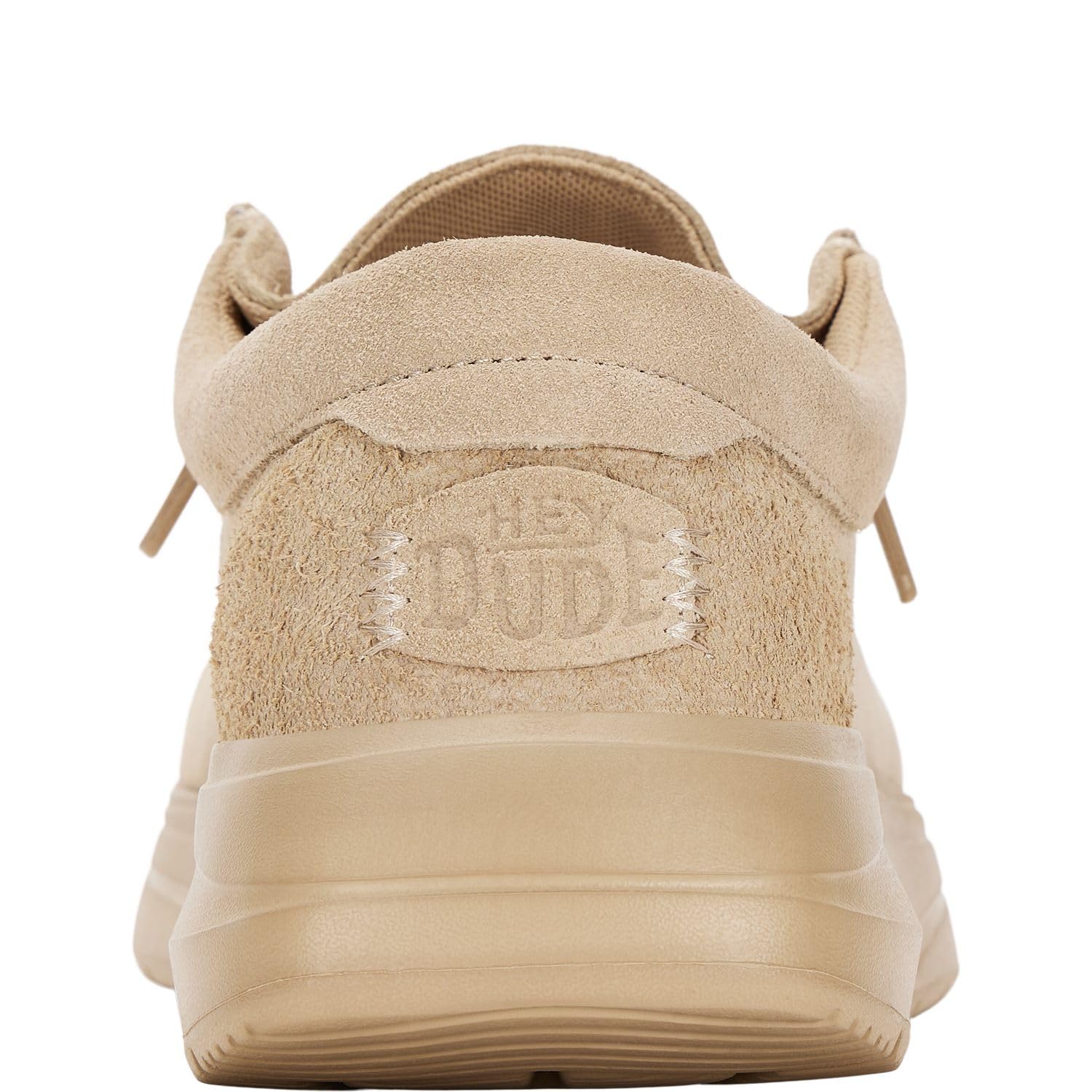 HEYDUDE Wally COMF Suede Tan Size 11, Men’s Shoes, Men's Slip-on Loafers, Comfortable & Light-Weight