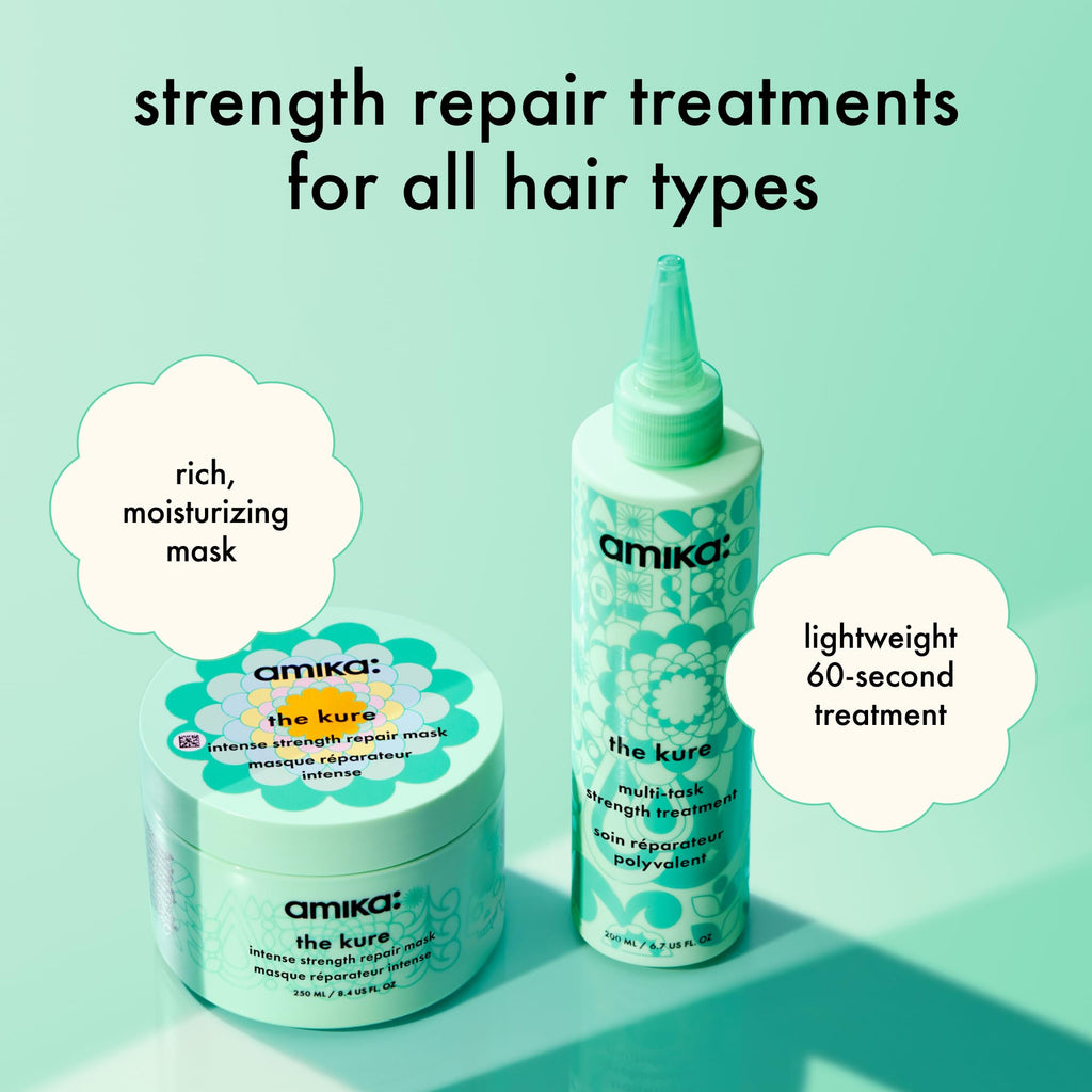 amika the kure intense strength repair mask, 250ml