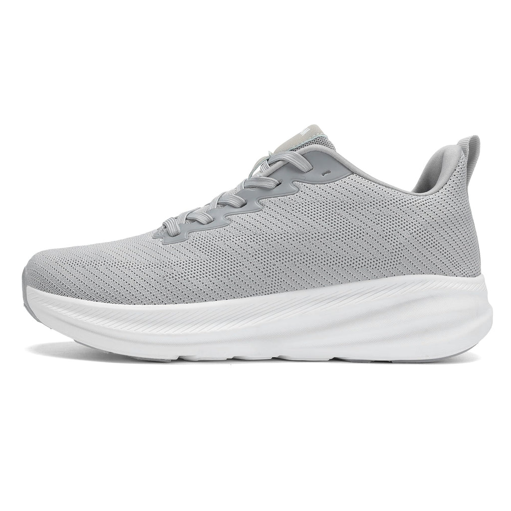 VAMJAM Mens Running Shoes Fashion Sneakers Non Slip Walking Shoes Comfortable Tennis Cushion Athletic Shoes for Men Lightgrey Size 11