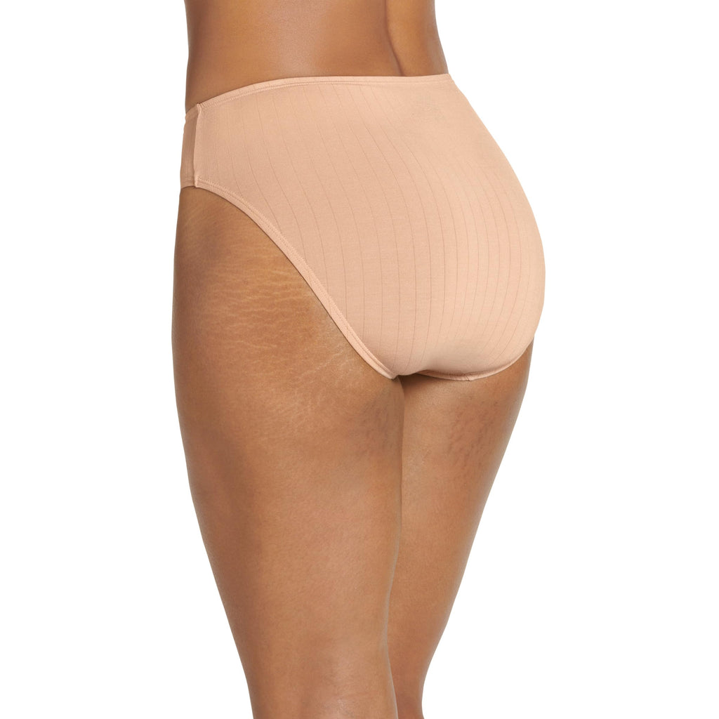 Jockey Women's Underwear Supersoft Breathe French Cut - 3 Pack, Black/Ivory/Light, 5