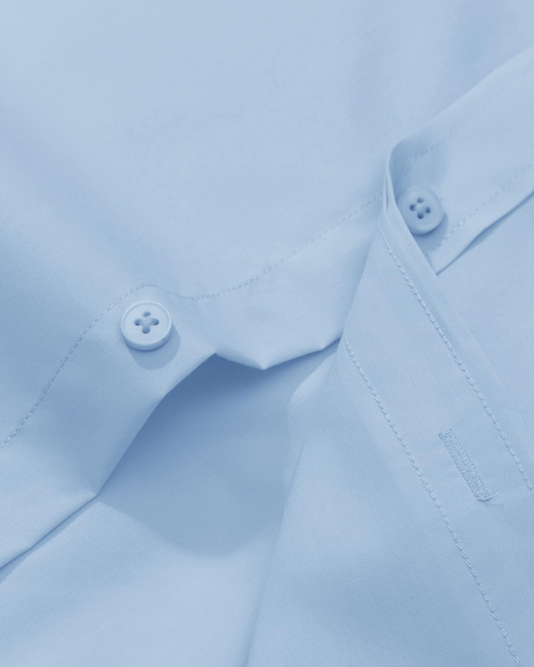Alimens & Gentle Men's Dress Shirt Regular Fit Stain Shield Long Sleeve Solid Business Work Blue Button Down Shirts,Light Blue,XX-Large