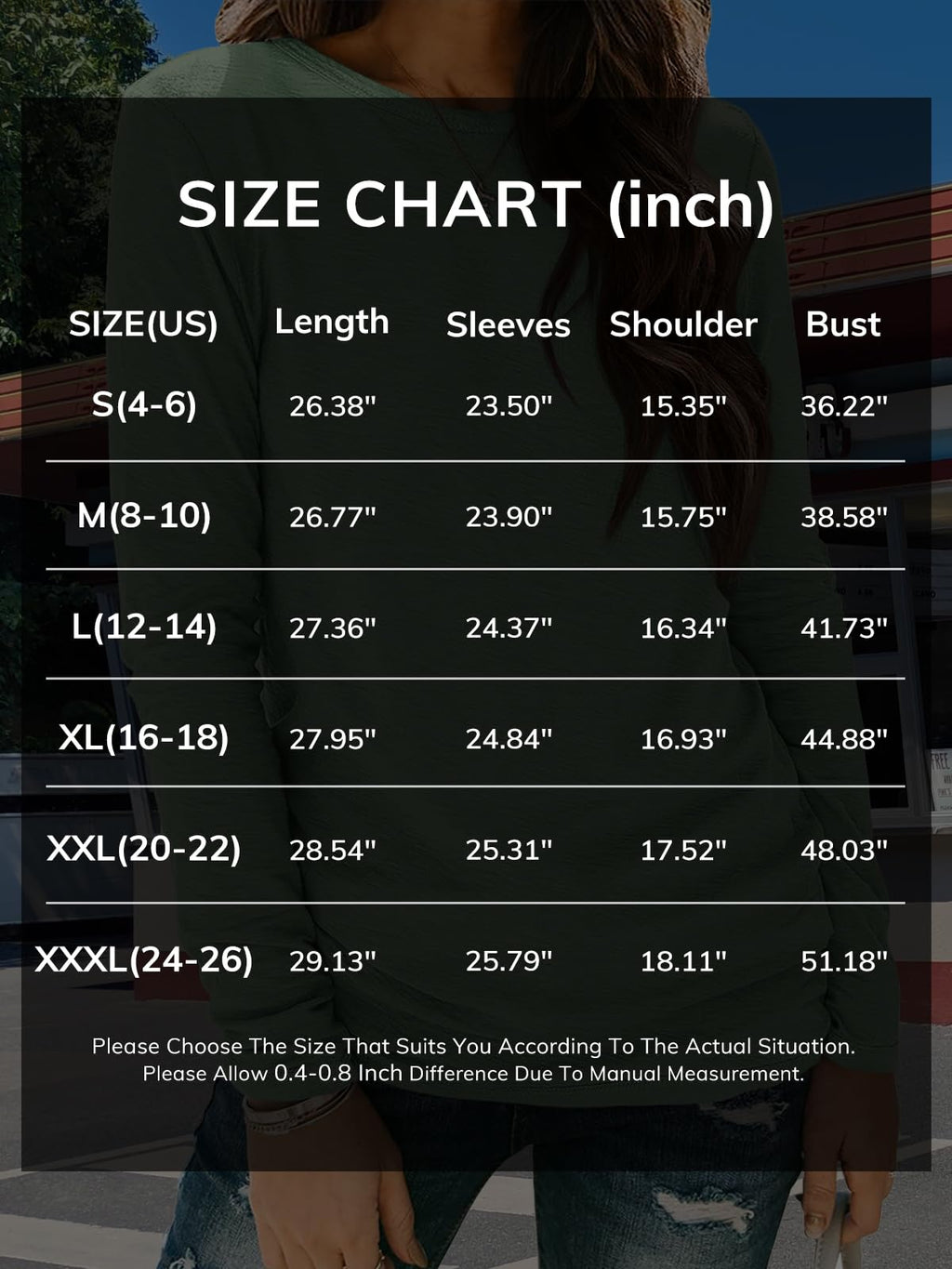 ATHMILE Womens Fall Fashion 2026 Cute Spring Tops Casual O Neck Fitted Fashion Shirts Ladies Clothes Fashion Outfits Black