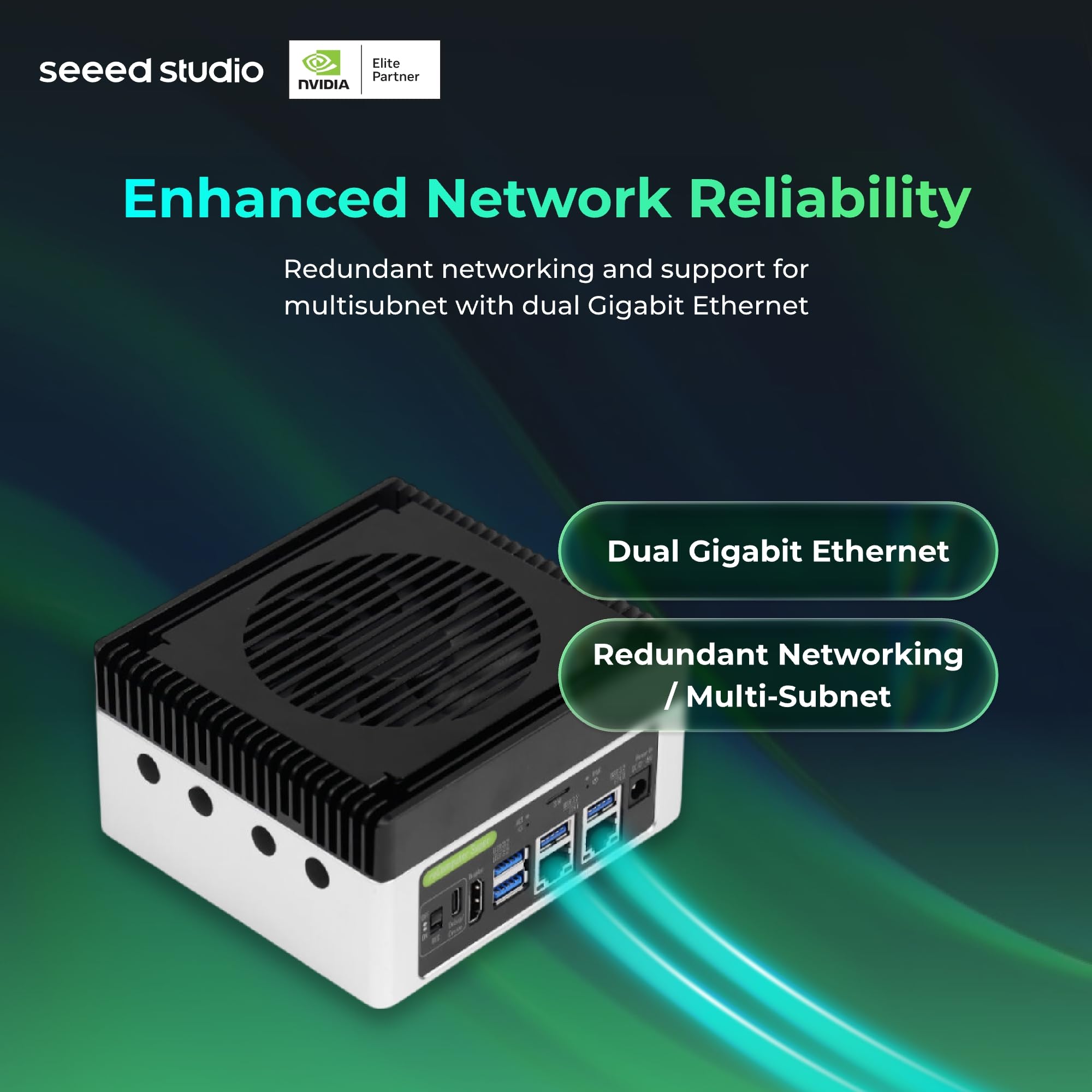 reComputer Super J4012 - Advanced Edge AI Computer with NVIDIA Jetson Orin NX 16GB