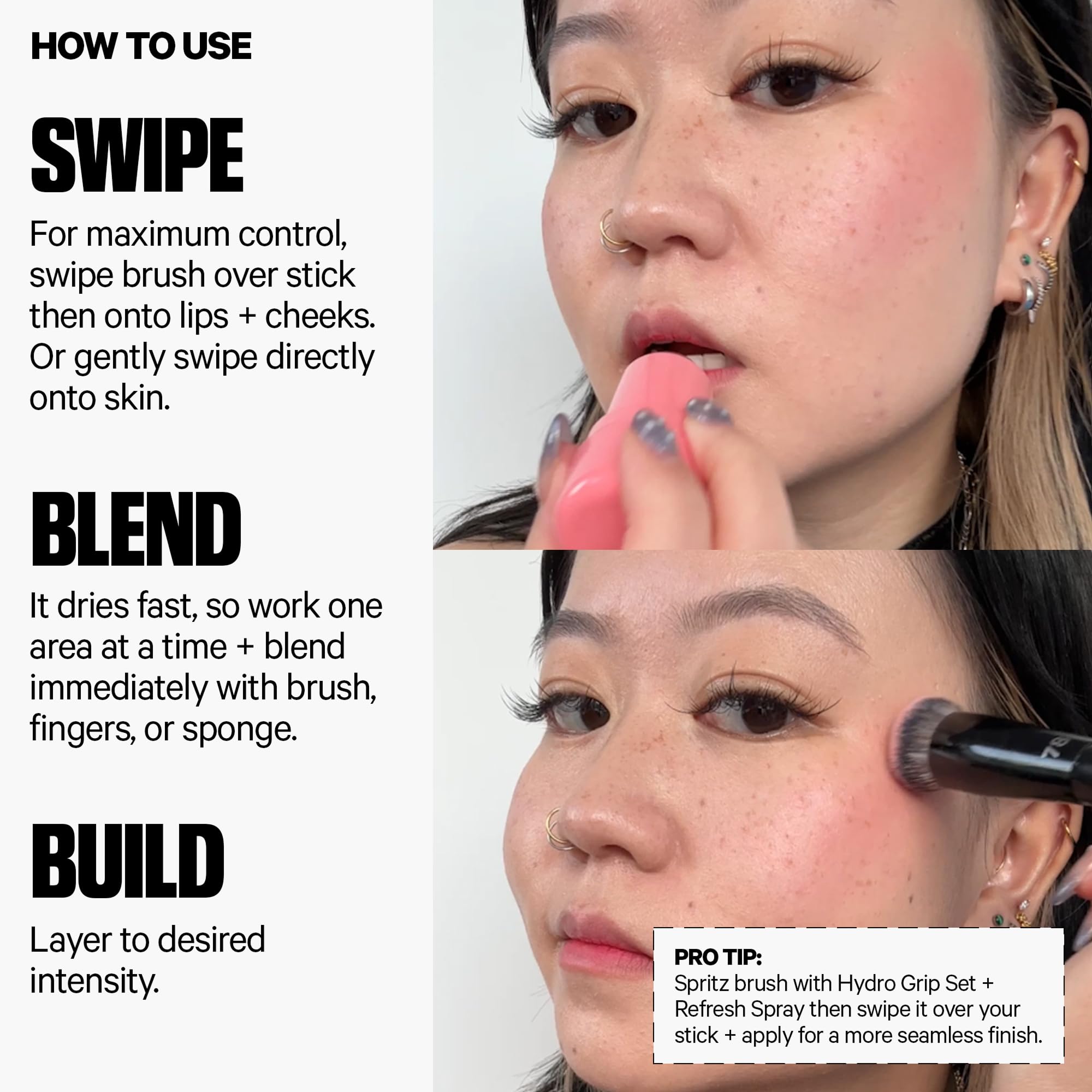 Milk Makeup Cooling Water Jelly Tint – Long-Lasting Sheer Lip + Cheek Stain with Firming Vegan Collagen + Hydrating Aloe – Transfer Proof, Buildable Lip Tint + Blush – Chill (Red), 0.17 oz