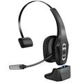 OTYHVV Trucker Bluetooth Headset with Charging Base, Wireless Hands-Free Headset with Noise Canceling Mic & Mute Button, 56Hrs Working Time PC Headsets for Cell Phones, Computer, Truck Driver