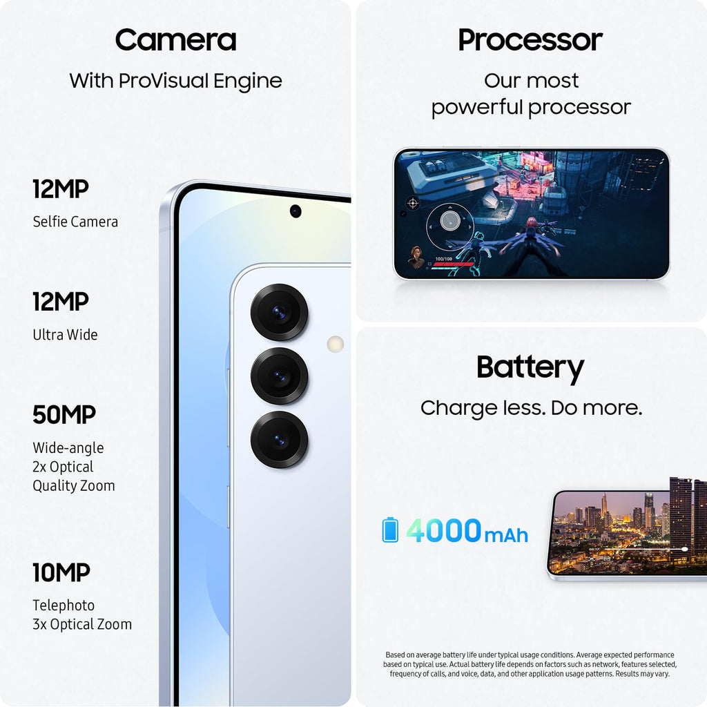Samsung Galaxy S25 Cell Phone, 128GB Smartphone, Unlocked Android, AI Night Mode Camera, Snapdragon 8 Elite Fast Processor, ProScaler Display, 4000mAh Battery, 2025, US 1 Yr Warranty, Mint