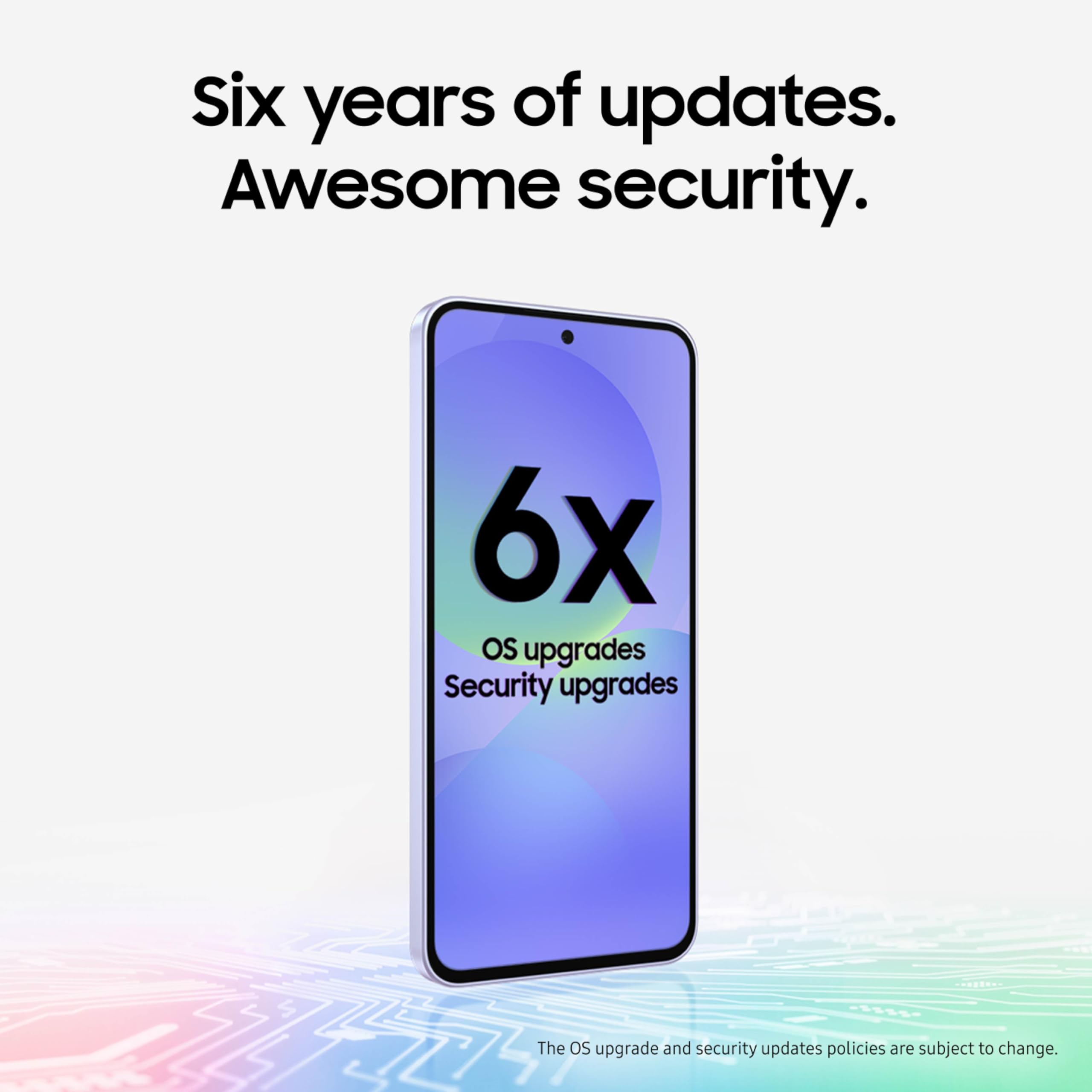 Samsung Galaxy A36 5G A Series Cell Phone, 256GB Unlocked Android Smartphone, AMOLED Display, Rugged Design, US Version, 2025, US 1 Yr Manufacturer Warranty, Awesome Lavender